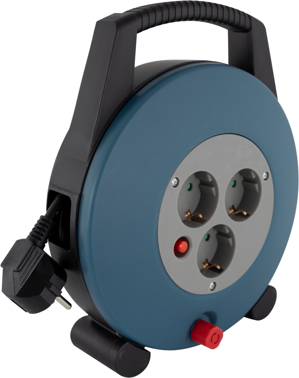 REV Kabelbox H05VV, 10 m, petrol/schwarz, IP20, 3-fach REV Kabelbox H05VV, 10 m, petrol/schwarz, IP20, 3-fach