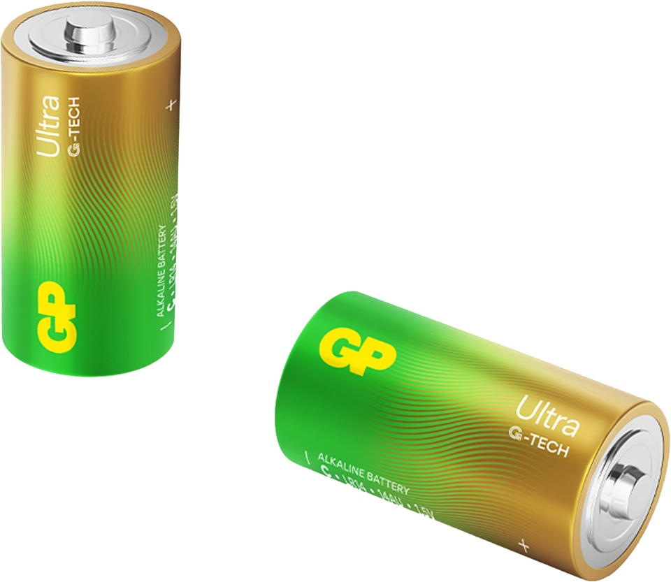 GP C-Baby-Batterie Alkaline Ultra, 1,5 V, 2 Stück GP C-Baby-Batterie Alkaline Ultra, 1,5 V, 2 Stück