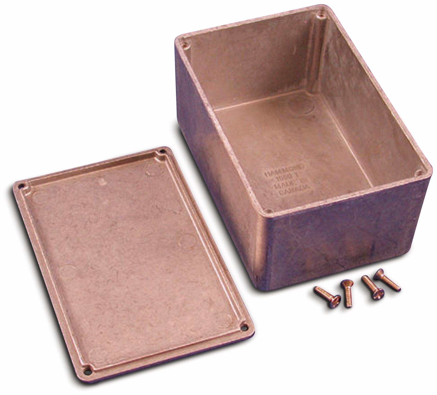 HAMMOND Aluminium-Gehäuse, 1590T, 120,5x79,5x59 mm HAMMOND Aluminium-Gehäuse, 1590T, 120,5x79,5x59 mm