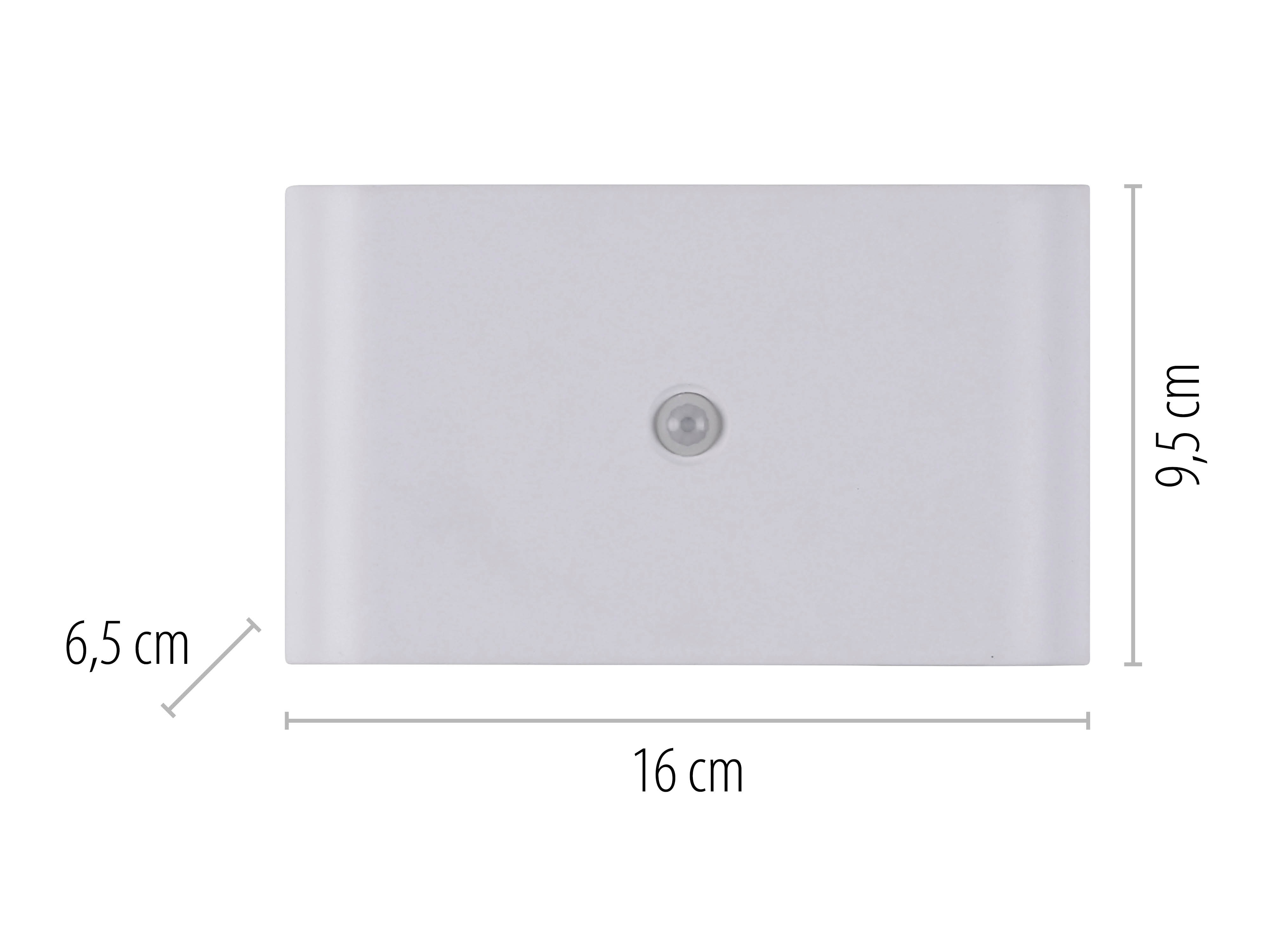 JUST LIGHT LED-Akku-Wandleuchte 19475-16, 3W, 3000K, 300lm, warmweiß, IP44, weiß JUST LIGHT LED-Akku-Wandleuchte 19475-16, 3W, 3000K, 300lm, warmweiß, IP44, weiß