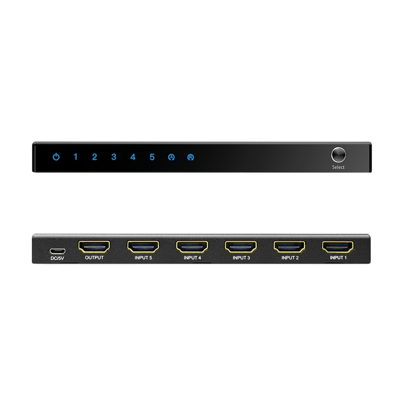 LOGILINK HDMI-Switch HD0060, 5x 1 Port, 4K/60 Hz, schwarz LOGILINK HDMI-Switch HD0060, 5x 1 Port, 4K/60 Hz, schwarz