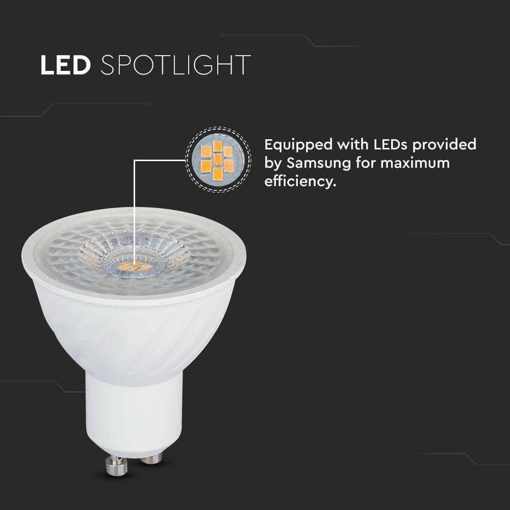 V-TAC LED-Lampe VT-21192, EEK: F, 6W, 445lm, 3000k, GU10, 110° V-TAC LED-Lampe VT-21192, EEK: F, 6W, 445lm, 3000k, GU10, 110°