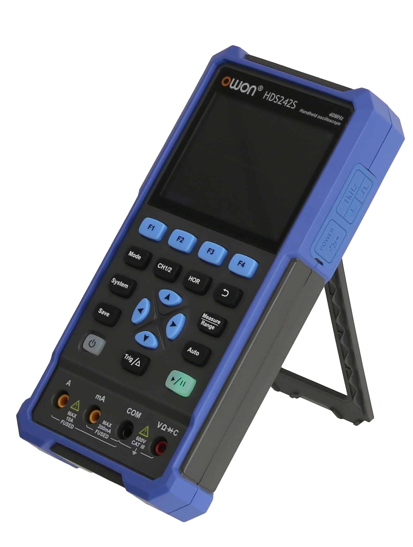 OWON LCD-Oszilloskop mit Multimeter und Funktionsgenerator, HDS242S, 2-Kanal, 40 MHz OWON LCD-Oszilloskop mit Multimeter und Funktionsgenerator, HDS242S, 2-Kanal, 40 MHz