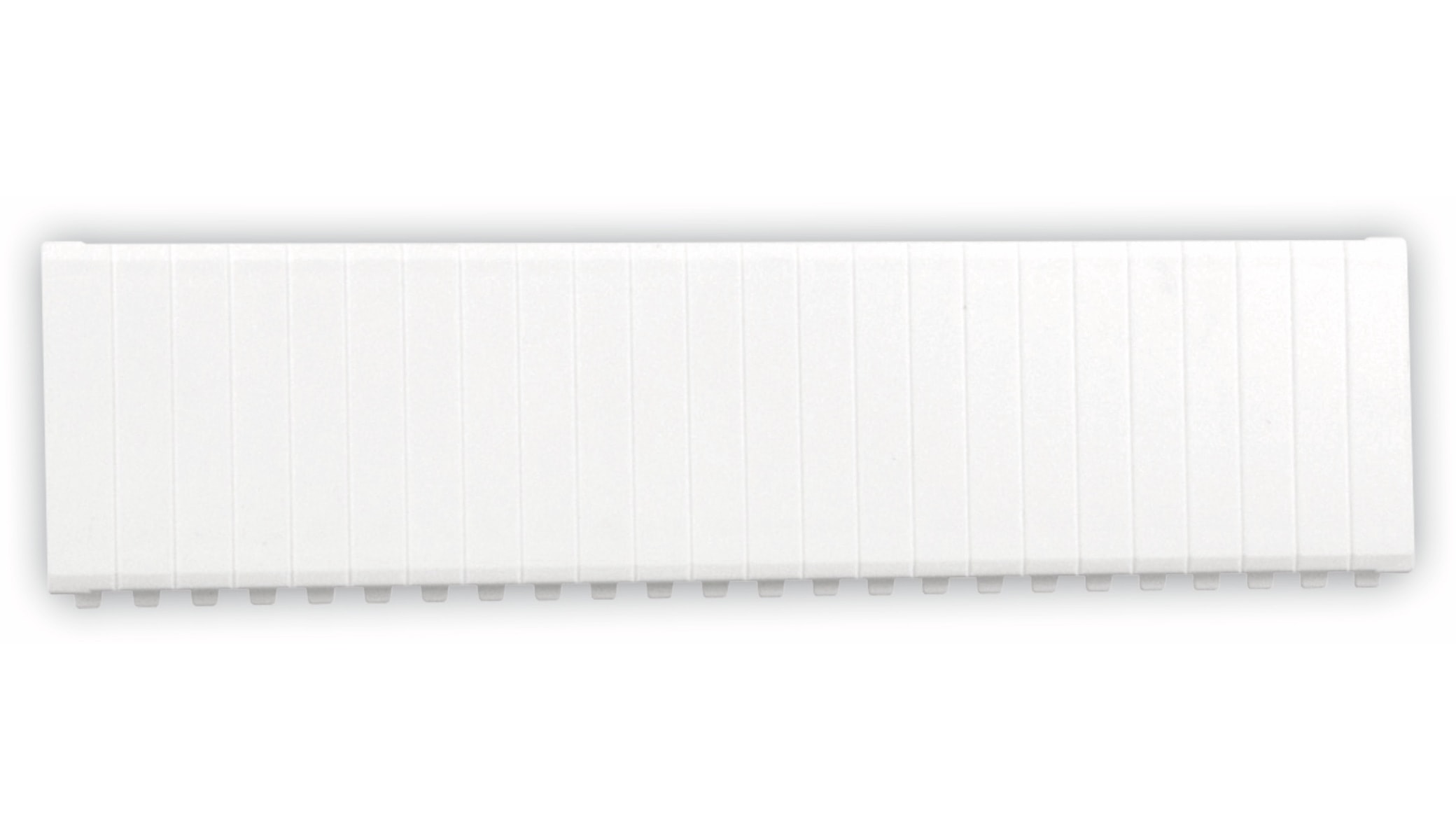 F-TRONIC Abdeckstreifen, 12 Einheiten, weiß, 10 Stück