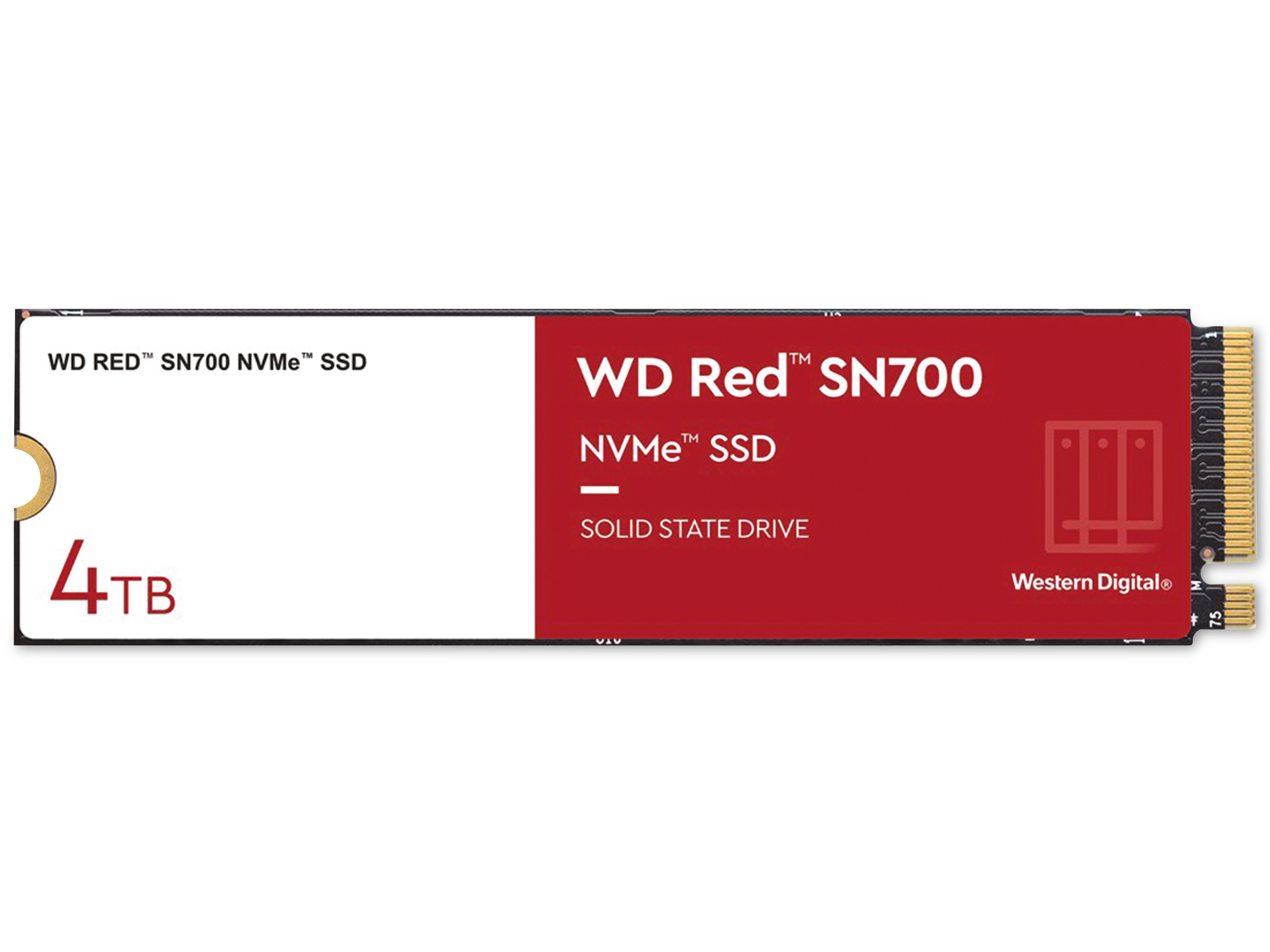 WESTERN DIGITAL M.2 SSD WD Red SN700, 4 TB, NVMe, intern WESTERN DIGITAL M.2 SSD WD Red SN700, 4 TB, NVMe, intern