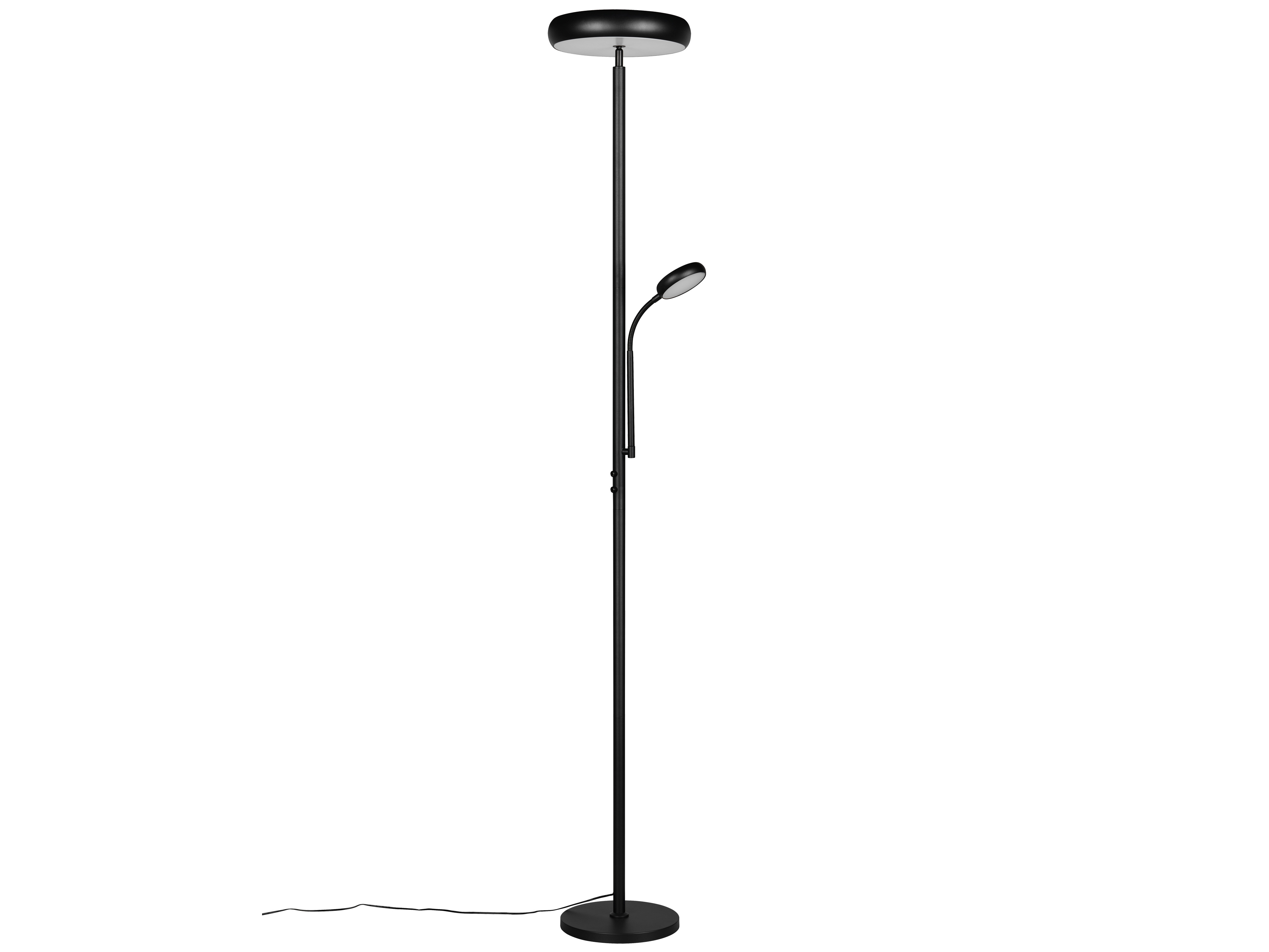 REALITY LED-Stehleuchte Palermo R45741132, 23W, 3000... 6500K, 2500lm, CCT, IP20, schwarz REALITY LED-Stehleuchte Palermo R45741132, 23W, 3000... 6500K, 2500lm, CCT, IP20, schwarz