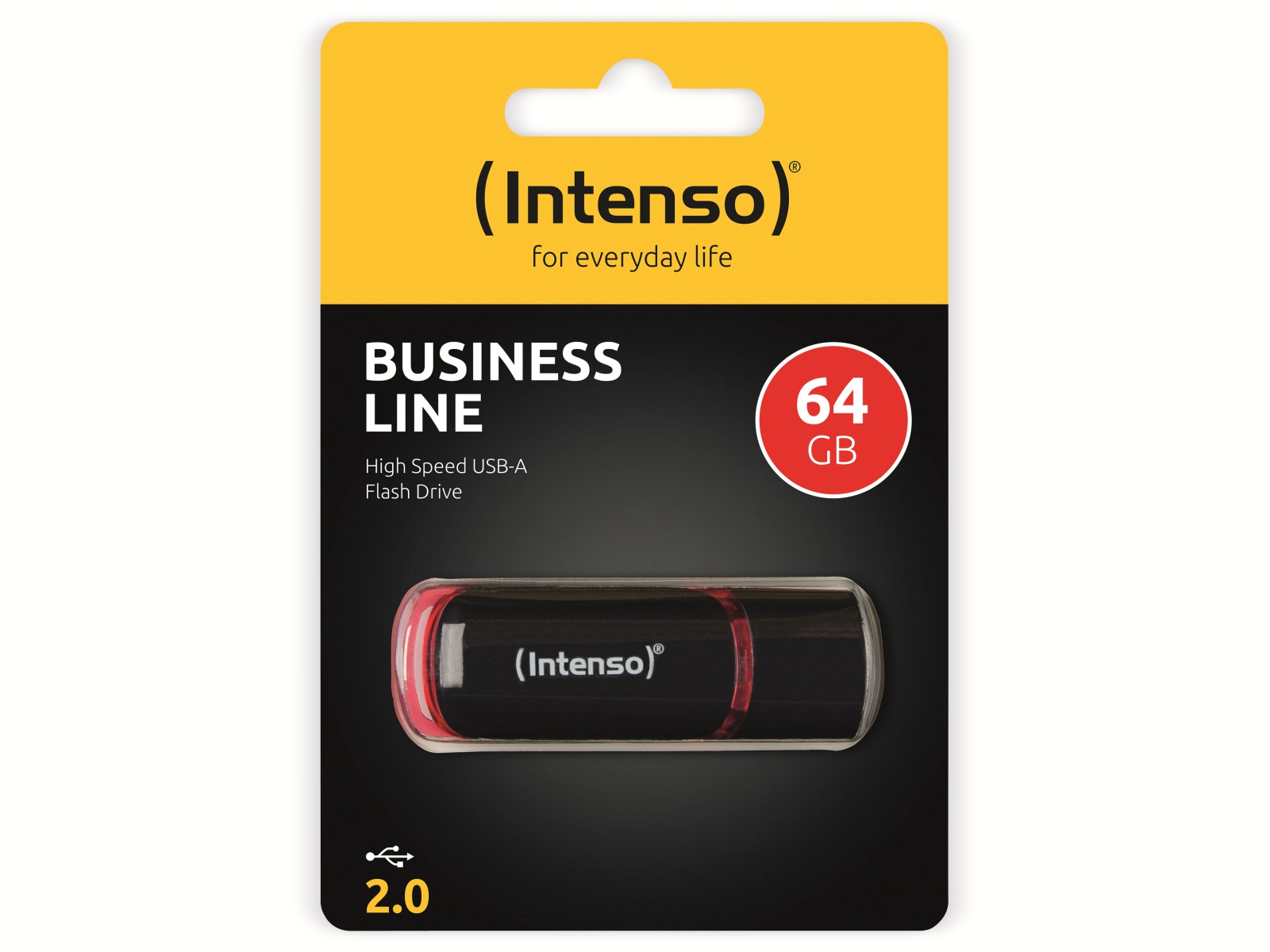 INTENSO USB-Stick Business Line 3511490 USB 2.0 64GB INTENSO USB 2.0 Speicherstick Business Line, 64 GB