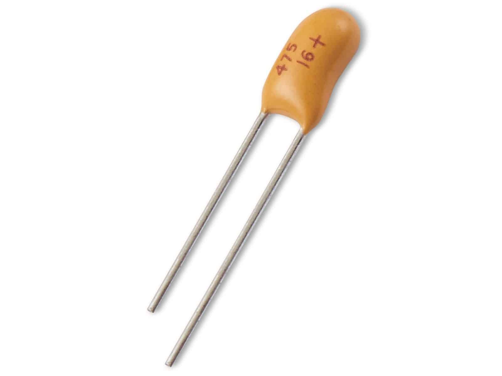 SUNTAN Tantal-Elko 10µF, 35V, radial, RM 2.54, TS19001V100MSB0A0R SUNTAN Tantal-Elko, TS19001V100MSB0A0R, 10UF, 35V, RM: 2.54, radial, ±20%