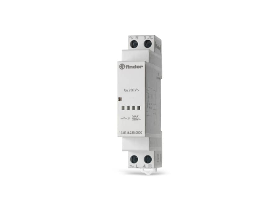 FINDER Stromstoß-Schalter 13.81.8.230.0000, 230V~ FINDER Stromstoß-Schalter 13.81.8.230.0000, 230V~