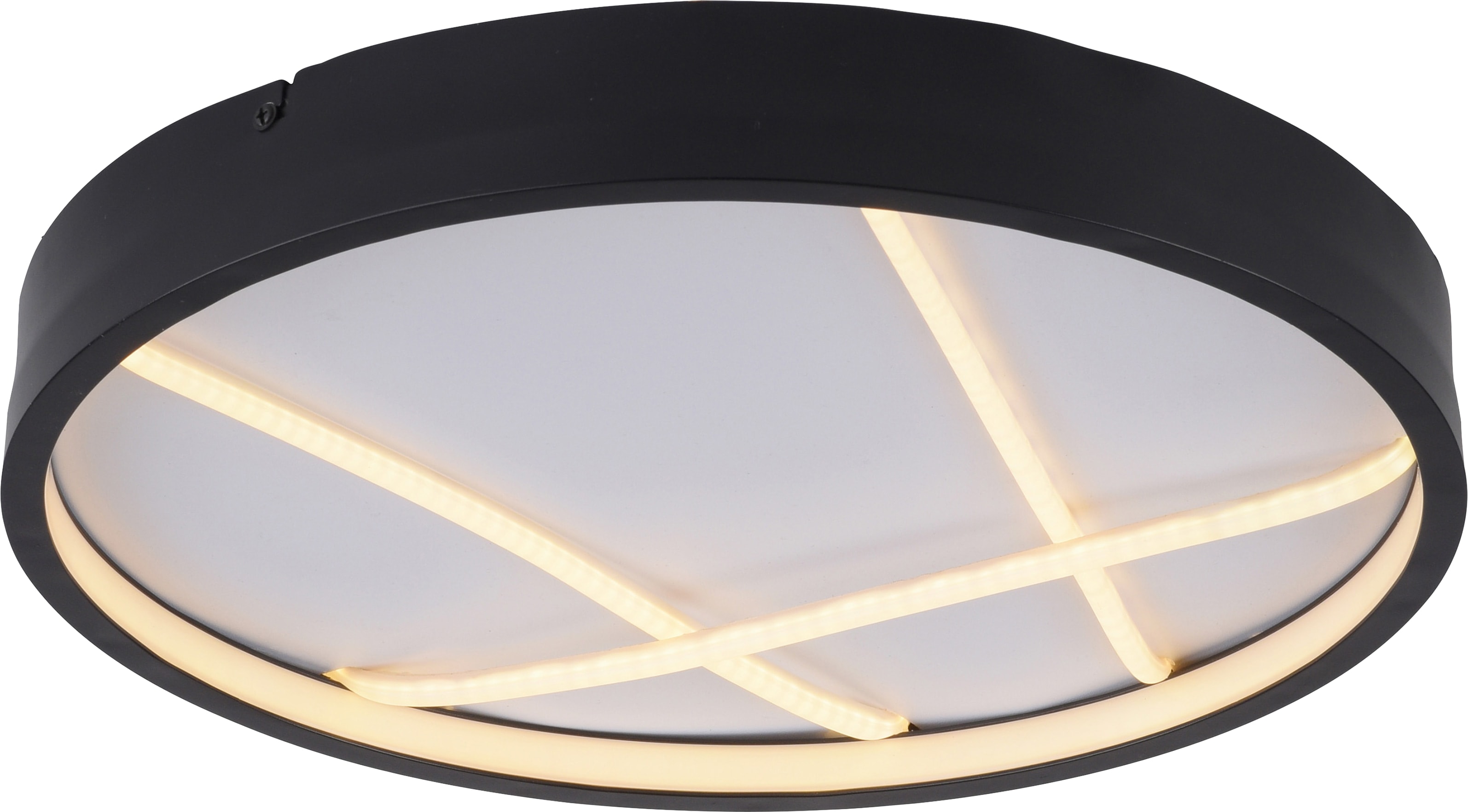 JUST LIGHT LED-Deckenleuchte 14091-18, 33W, 3000K, 4250lm, warmweiß, IP20, schwarz JUST LIGHT LED-Deckenleuchte 14091-18, 33W, 3000K, 4250lm, warmweiß, IP20, schwarz