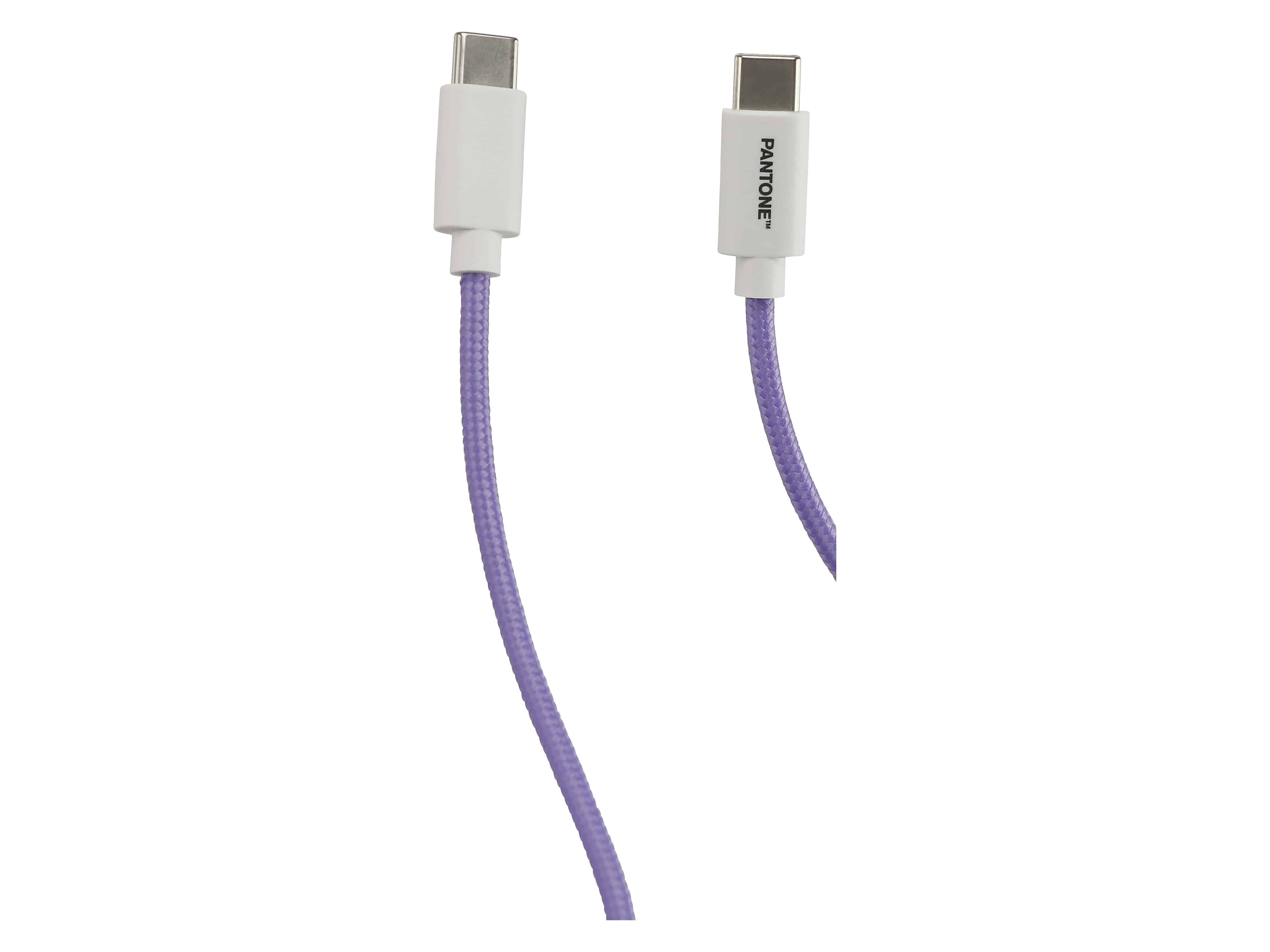 Pantone, USB-Ladekabel, USB-C-USB-C, 1,5 m, Lila Pantone, USB-Ladekabel, USB-C-USB-C, 1,5 m, Lila