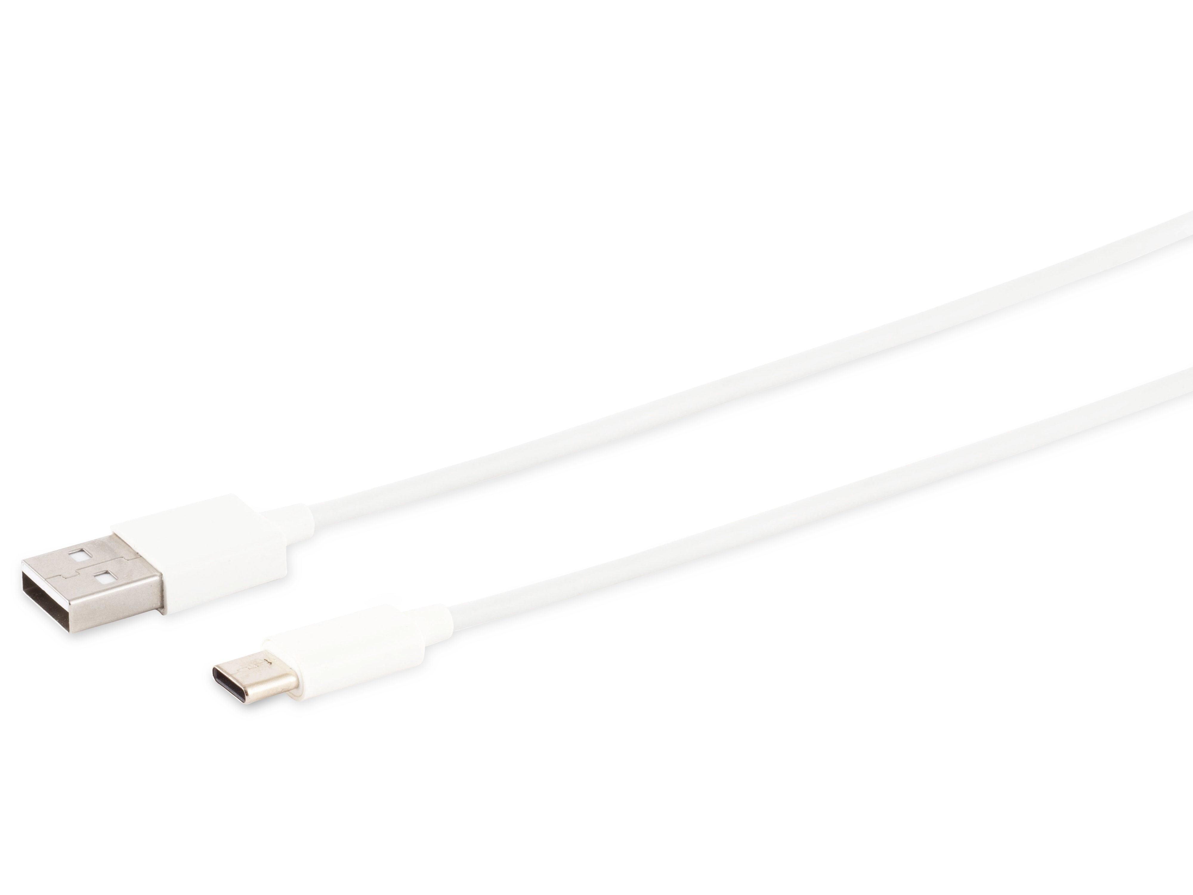 S-IMPULS USB-A Ladekabel, USB-C, 2.0, ABS, weiß, 0,5 m S-IMPULS USB-A Ladekabel, USB-C, 2.0, ABS, weiß, 0,5 m