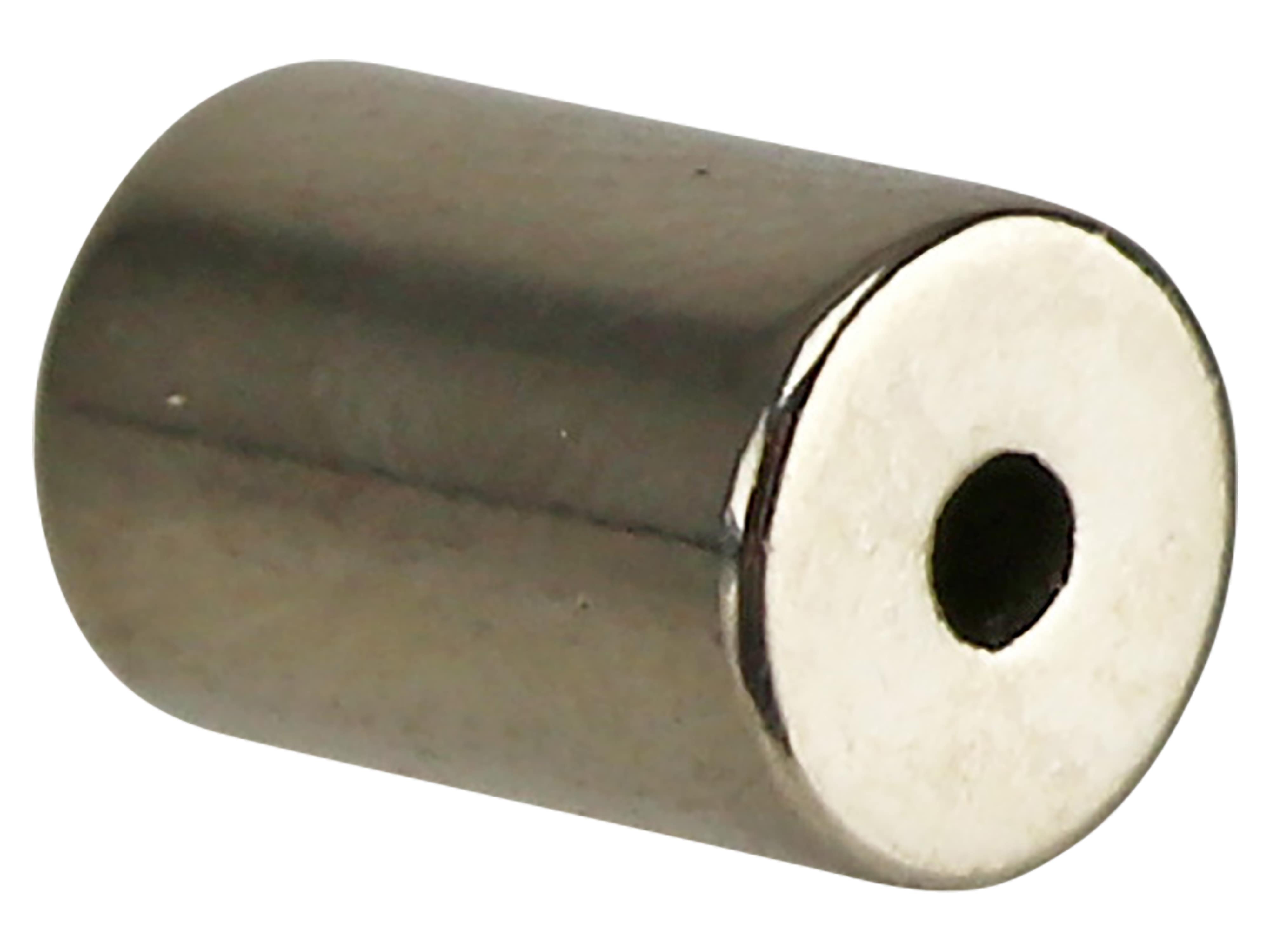 Neodym-Magnete N45, 12x8 mm, mit Bohrung, 4 Stück Neodym-Magnete N45, 12x8 mm, mit Bohrung, 4 Stück