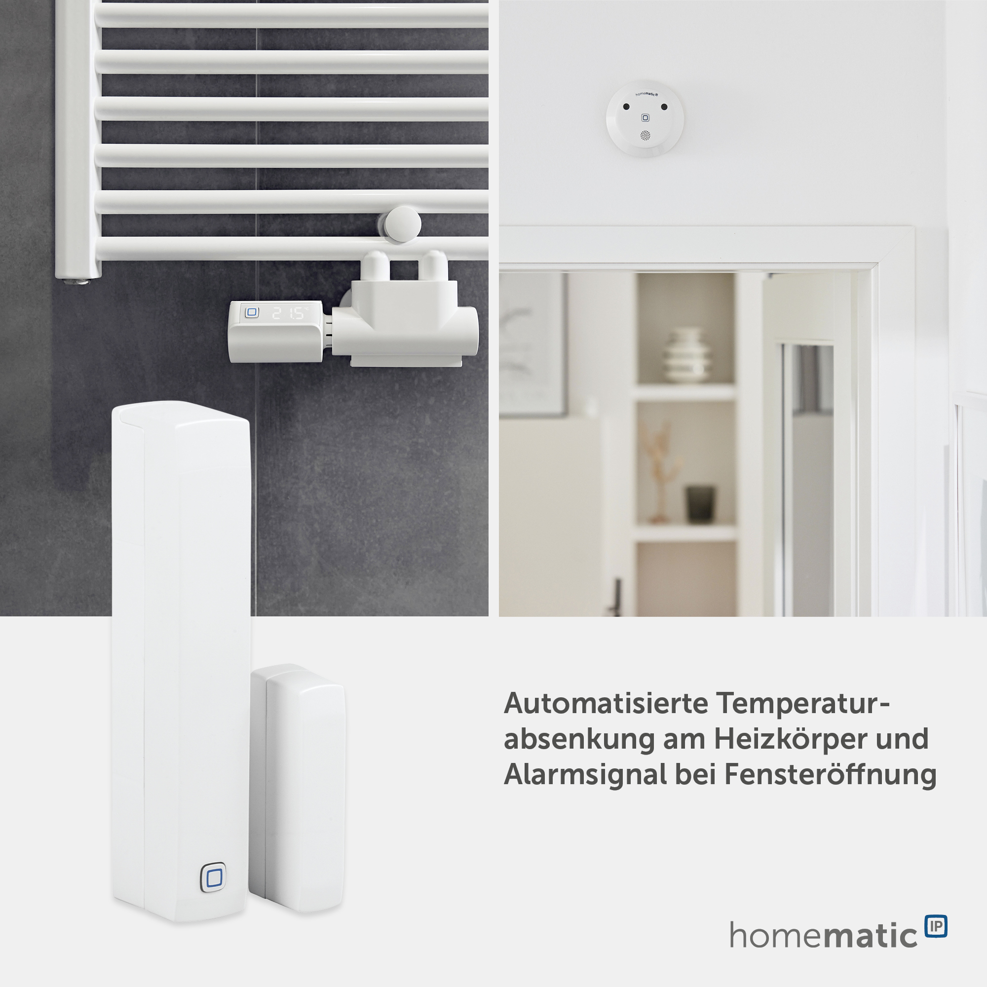 HOMEMATIC IP Smart Home 151363, Fenster- und Türkontakt, magnetisch HOMEMATIC IP Smart Home 151363, Fenster- und Türkontakt, magnetisch