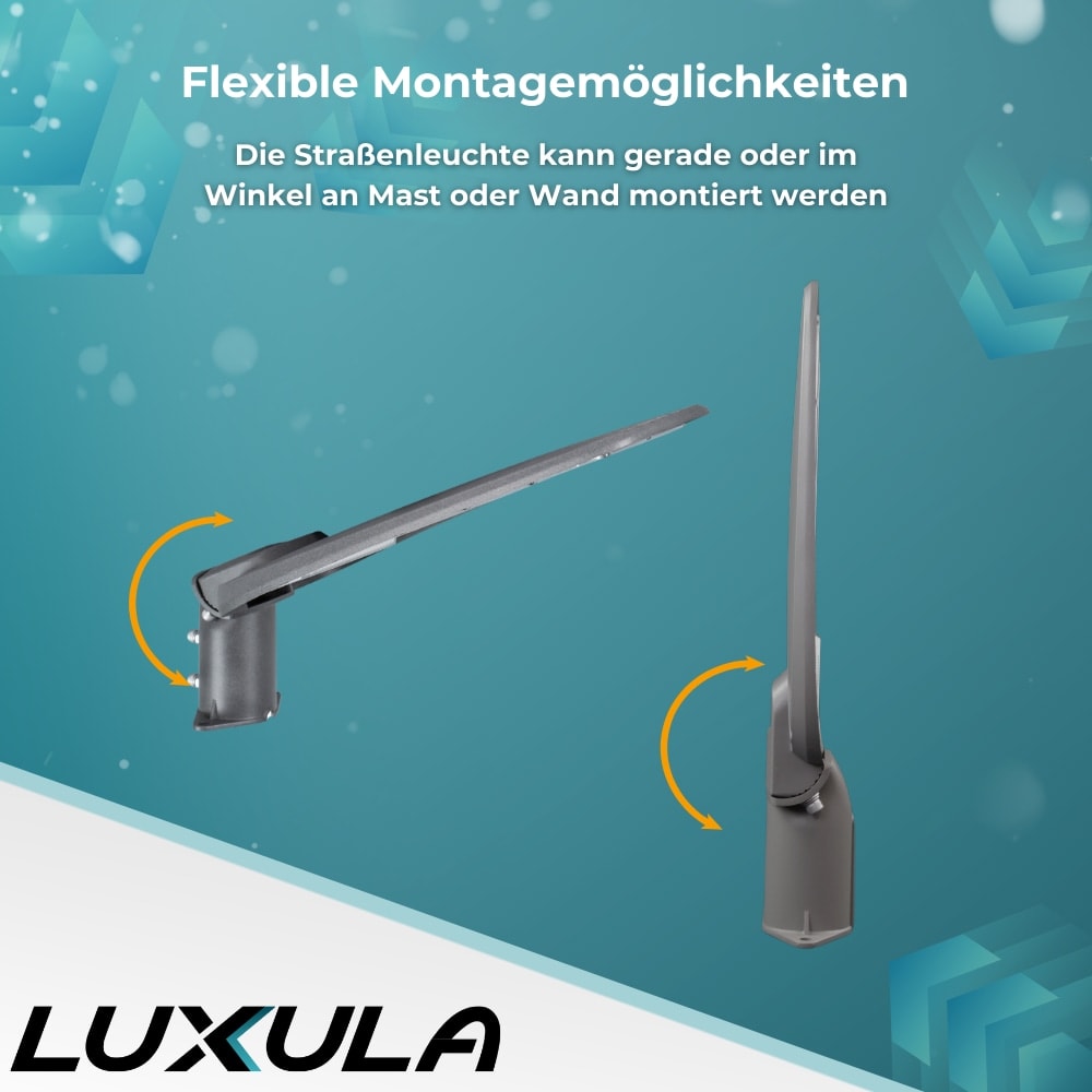LUXULA LED-Straßenleuchte, EEK: F, 30W, 3000lm, 4500K, IP65, grau LUXULA LED-Straßenleuchte, EEK: F, 30W, 3000lm, 4500K, IP65, grau
