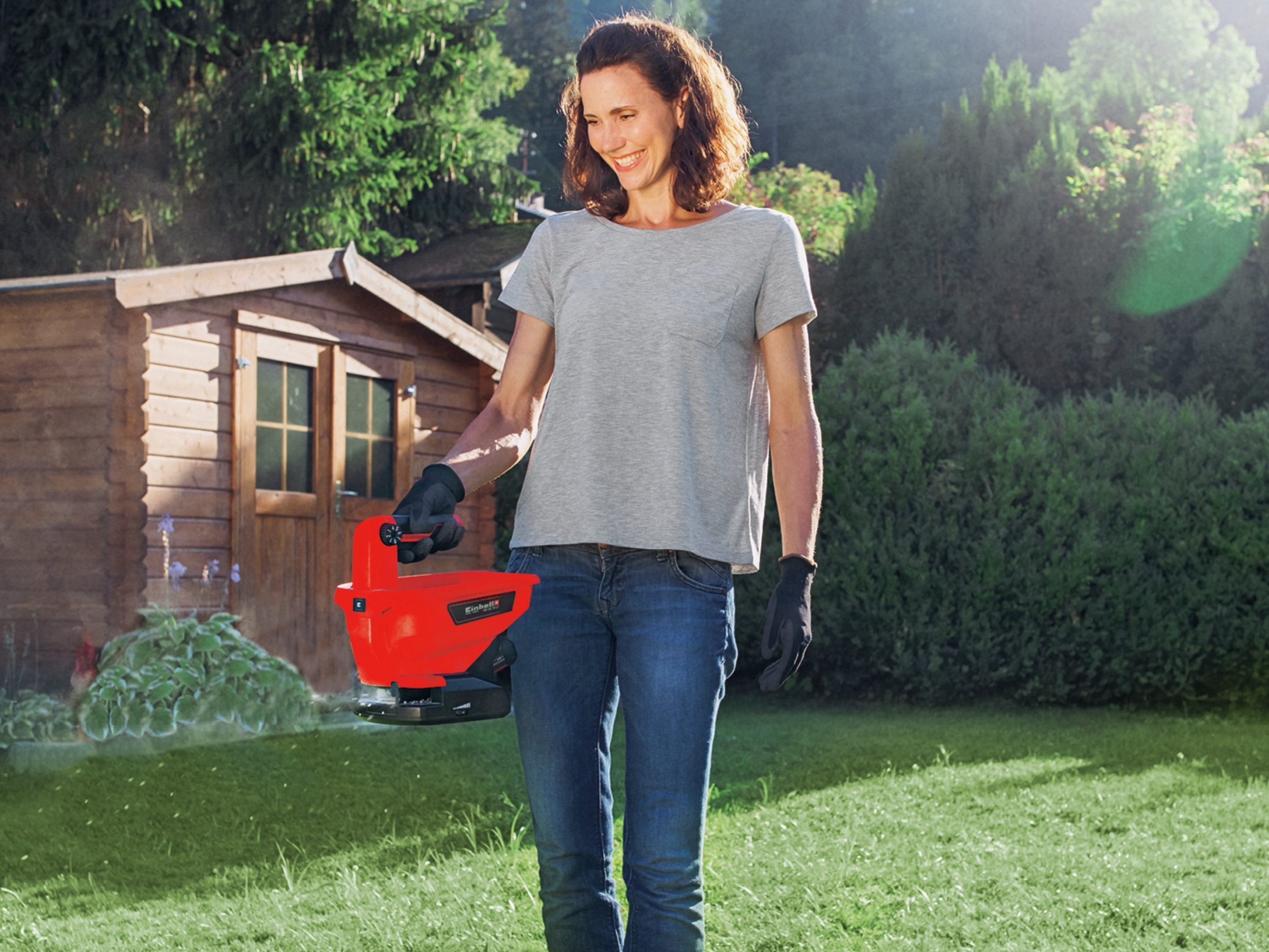 EINHELL Akku-Streuer GE-US 18 Li Kit (1x 4,0 Ah) EINHELL Akku-Streuer GE-US 18 Li + Starterset