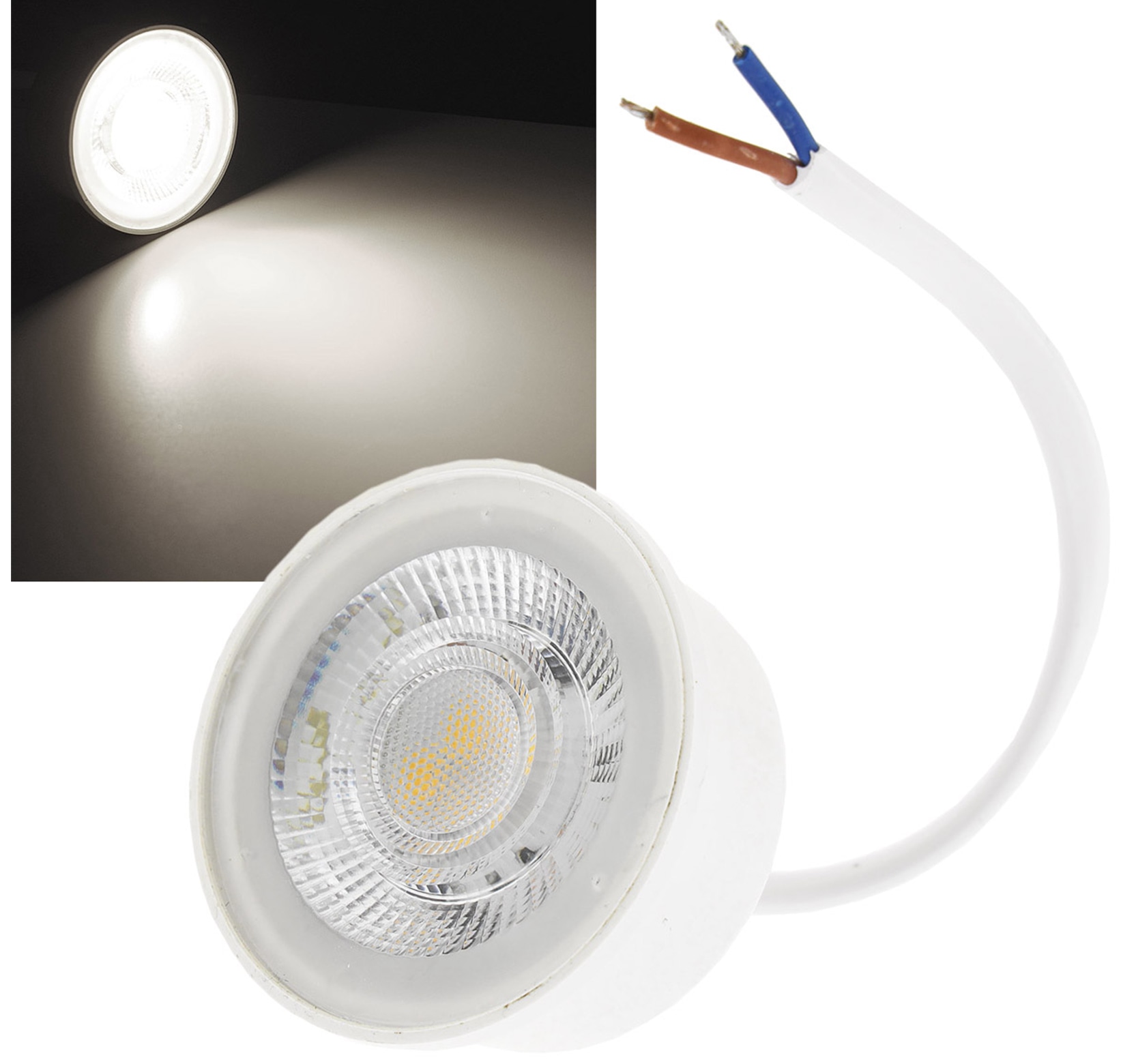 CHILITEC LED-Modul "Piatto N5" für Einbauleuchten, 5W, 380lm, EEK: F, 4200K, Ø 50 mm
