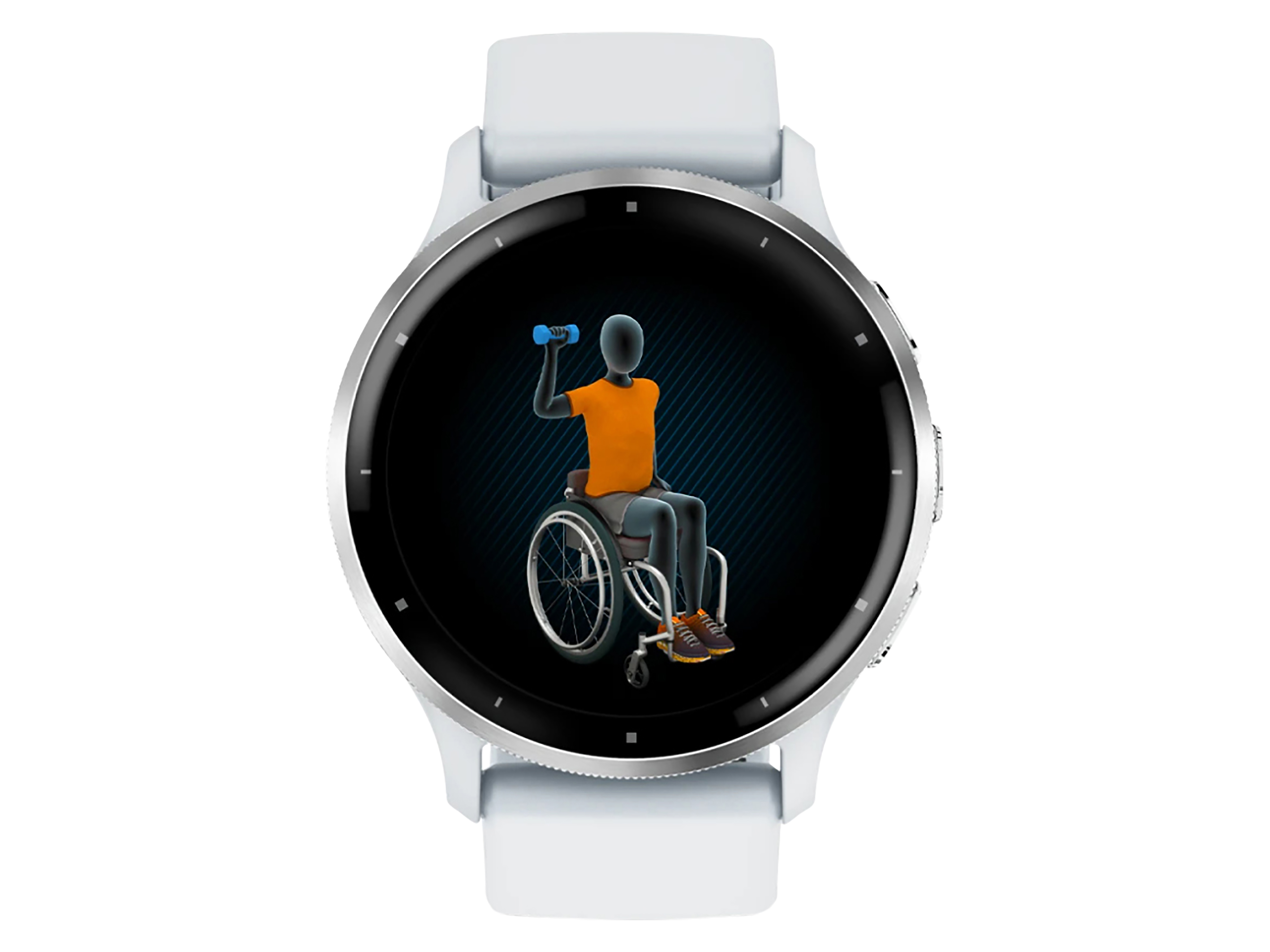GARMIN Smartwatch Venu 3 steinweiss/silber Silikon GARMIN Smartwatch Venu 3 steinweiss/silber Silikon