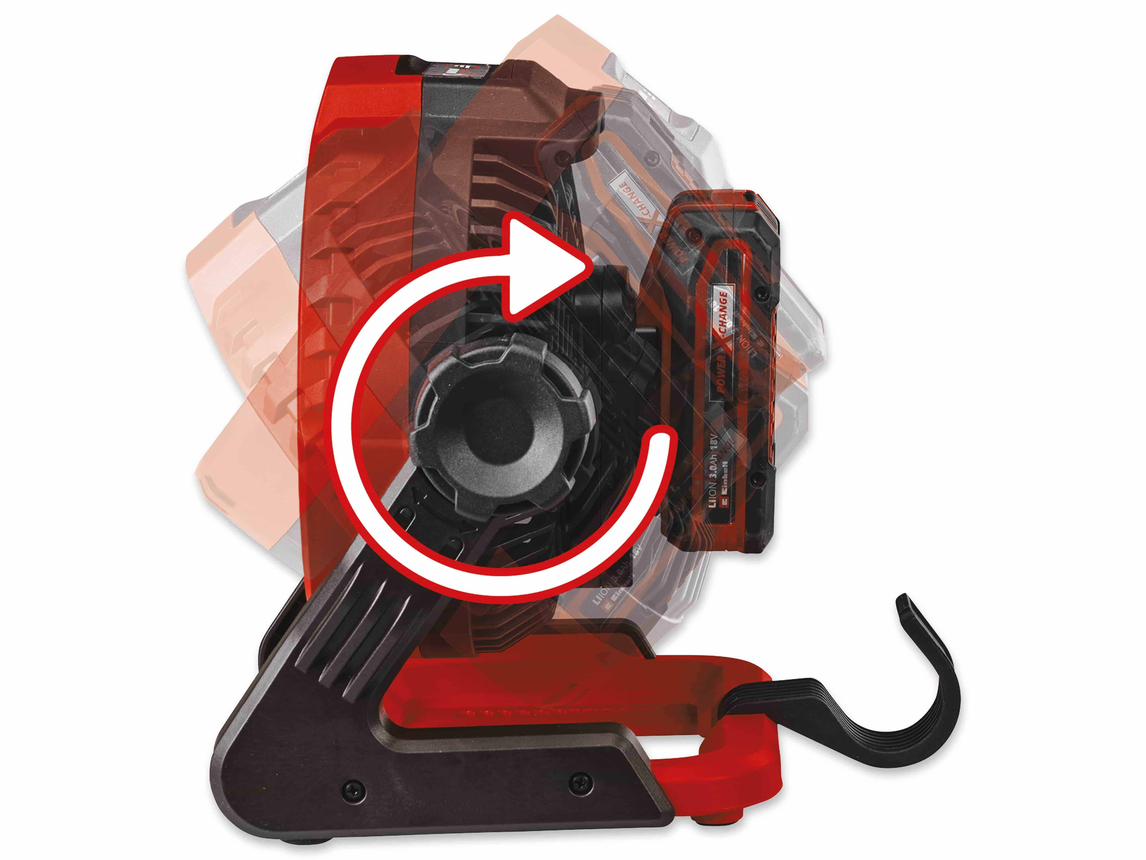 EINHELL Akku-Ventilator GE-CF 18/2200 Li, 1x Akku 4,0 Ah EINHELL Akku-Ventilator GE-CF 18/2200 Li, 1x Akku 4,0 Ah