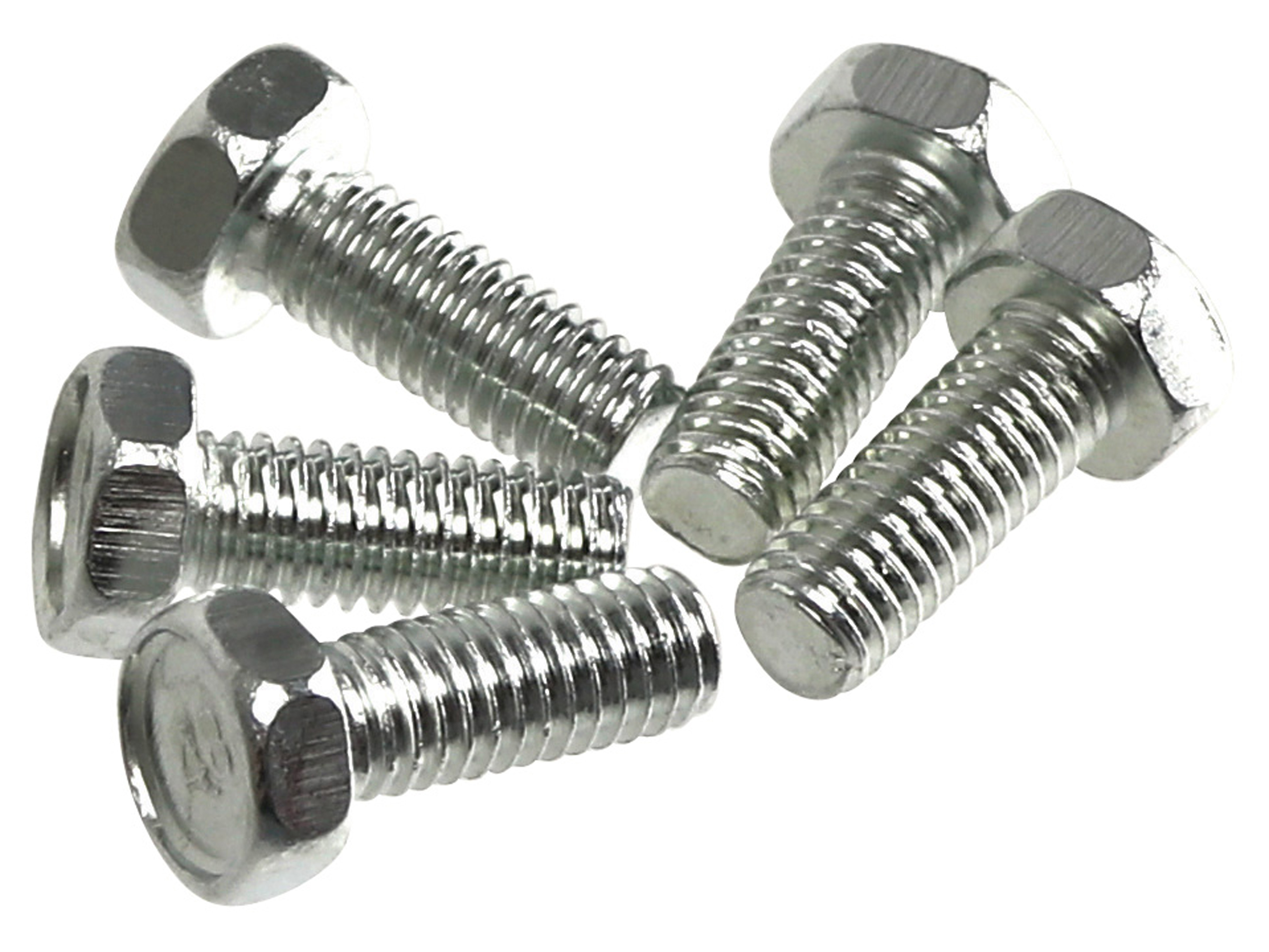 MASTERPROOF, Gewindeschrauben Set, M6x16, DIN 933, SW10, 5 St MASTERPROOF, Gewindeschrauben Set, M6x16, DIN 933, SW10, 5 St