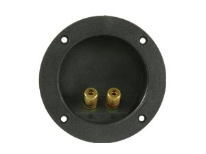 GOOBAY Lautsprecher-Anschlussterminal, 105x77 mm, vergoldet GOOBAY Lautsprecher-Anschlussterminal, 105x77 mm, vergoldet