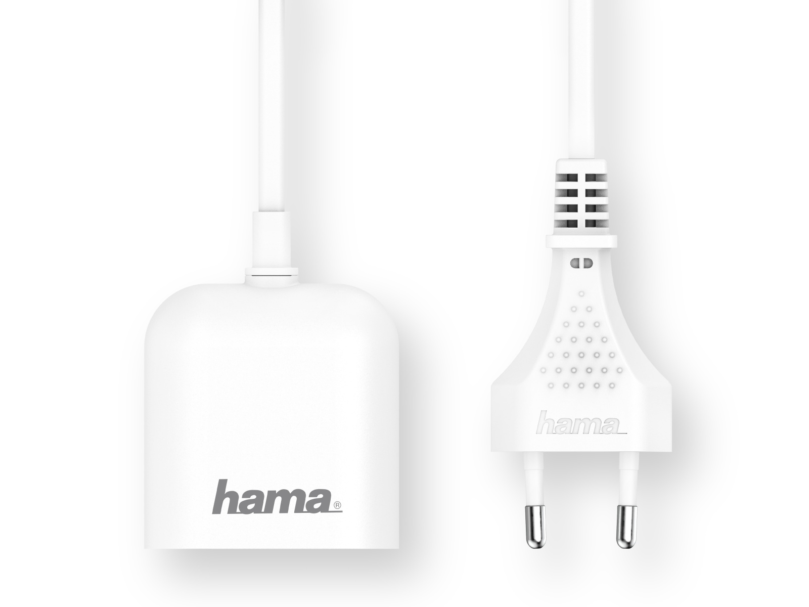 HAMA USB-Netzteil, 2x USB-Ausgänge, 1,9 m Kabel, weiß HAMA USB-Netzteil, 2x USB-Ausgänge, 1,9 m Kabel, weiß