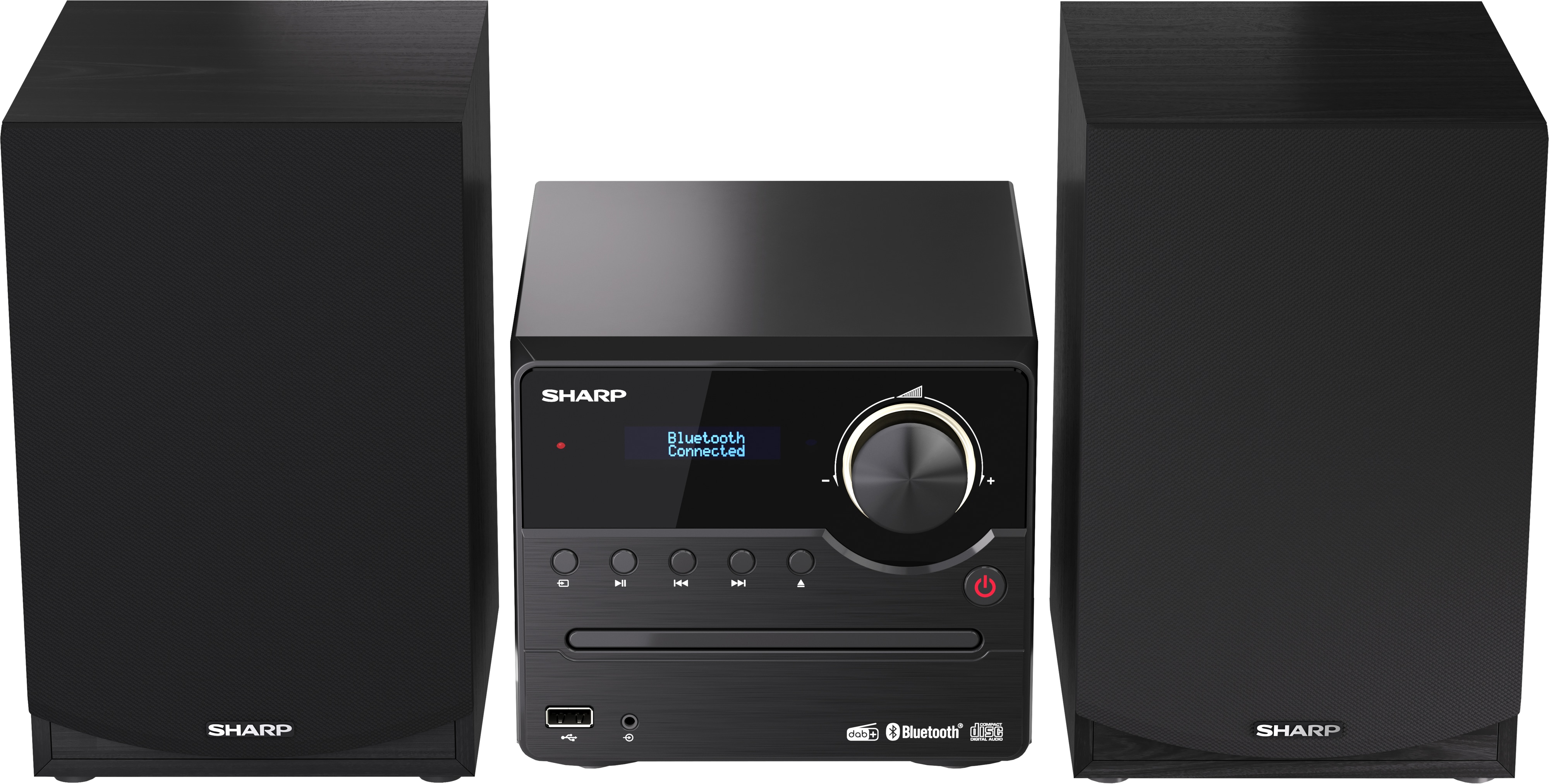 SHARP HiFi-Anlage XL-B517D, schwarz, DAB+, Bluetooth, USB, MP3, CD Laufwerk SHARP HiFi-Anlage XL-B517D, schwarz, DAB+, Bluetooth, USB, MP3, CD Laufwerk
