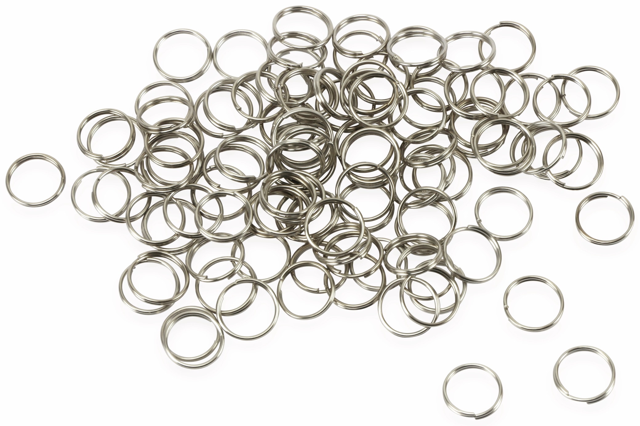 Schlüsselringe, 10 mm, 100 Stück Schlüsselringe, 10 mm, 100 Stück