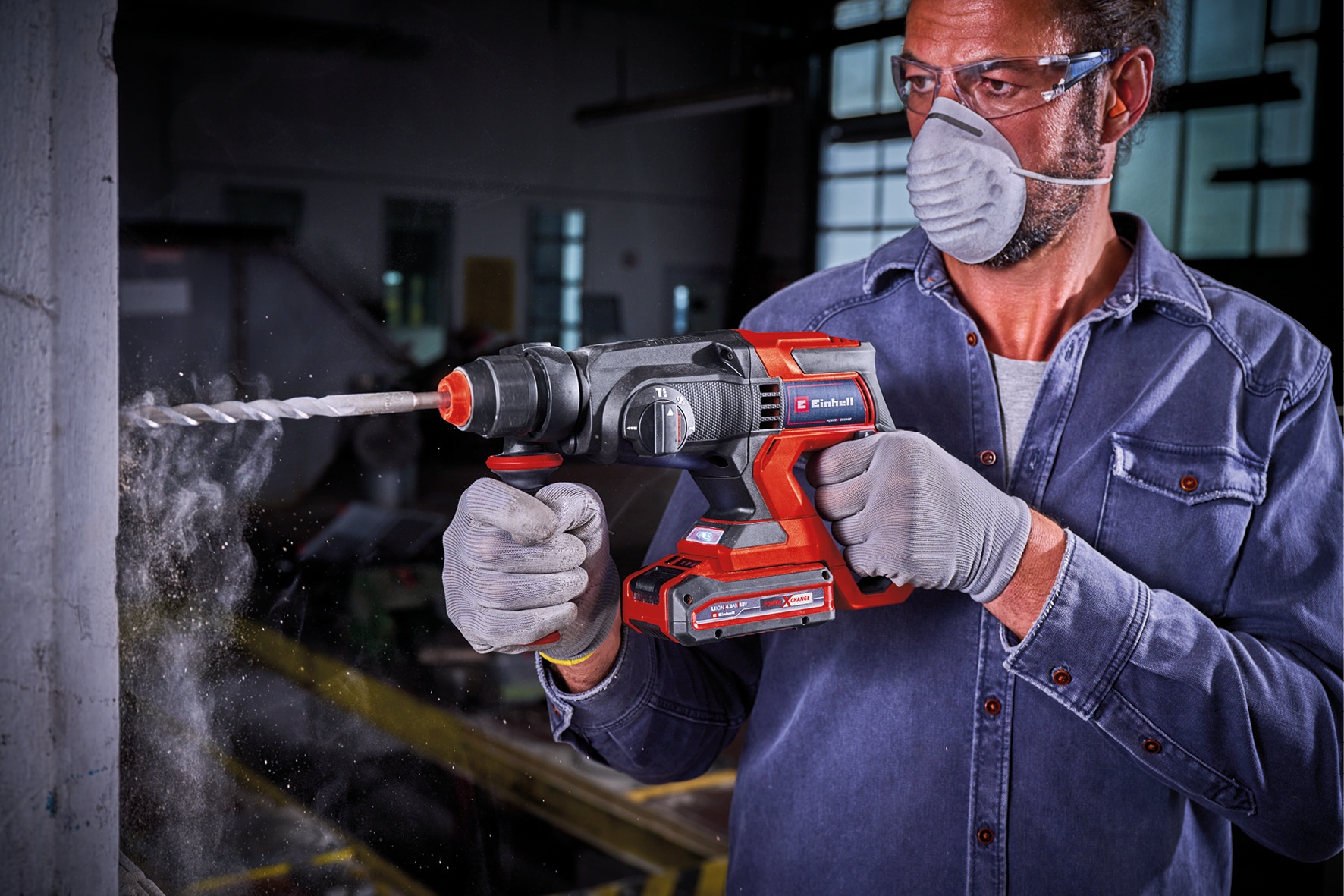 EINHELL Akku-Bohrhammer TE-HD 18/20 Li Kit (1x 4,0 Ah) EINHELL Akku-Bohrhammer TE-HD 18/20 Li Kit (1x 4,0 Ah)