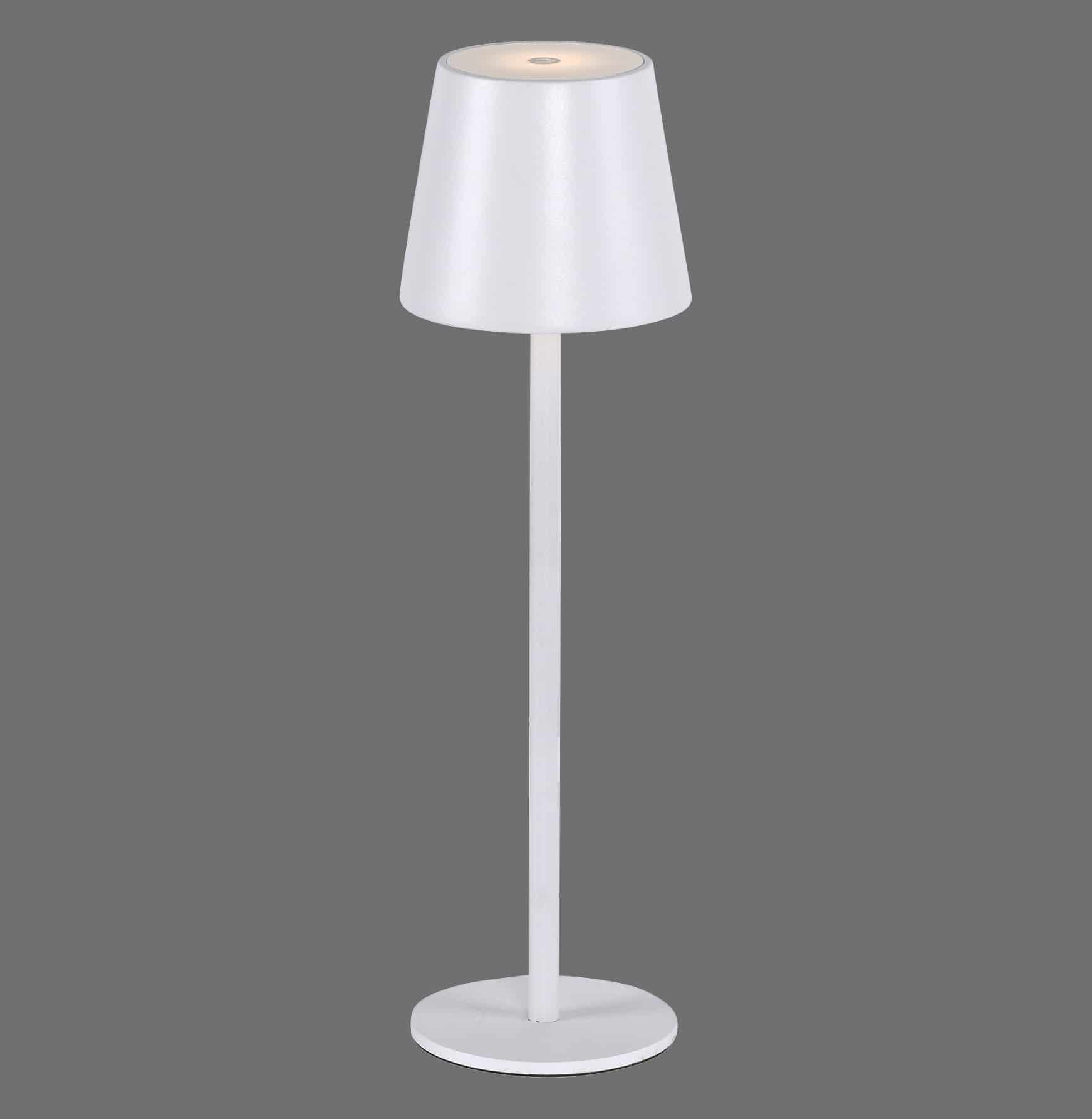 JUST LIGHT LED-Akku-Tischleuchte 19250-16 weiß, 2,5 W, 320 lm, 3000 K, IP54 JUST LIGHT LED-Akku-Tischleuchte 19250-16 weiß, 2,5 W, 320 lm, 3000 K, IP54