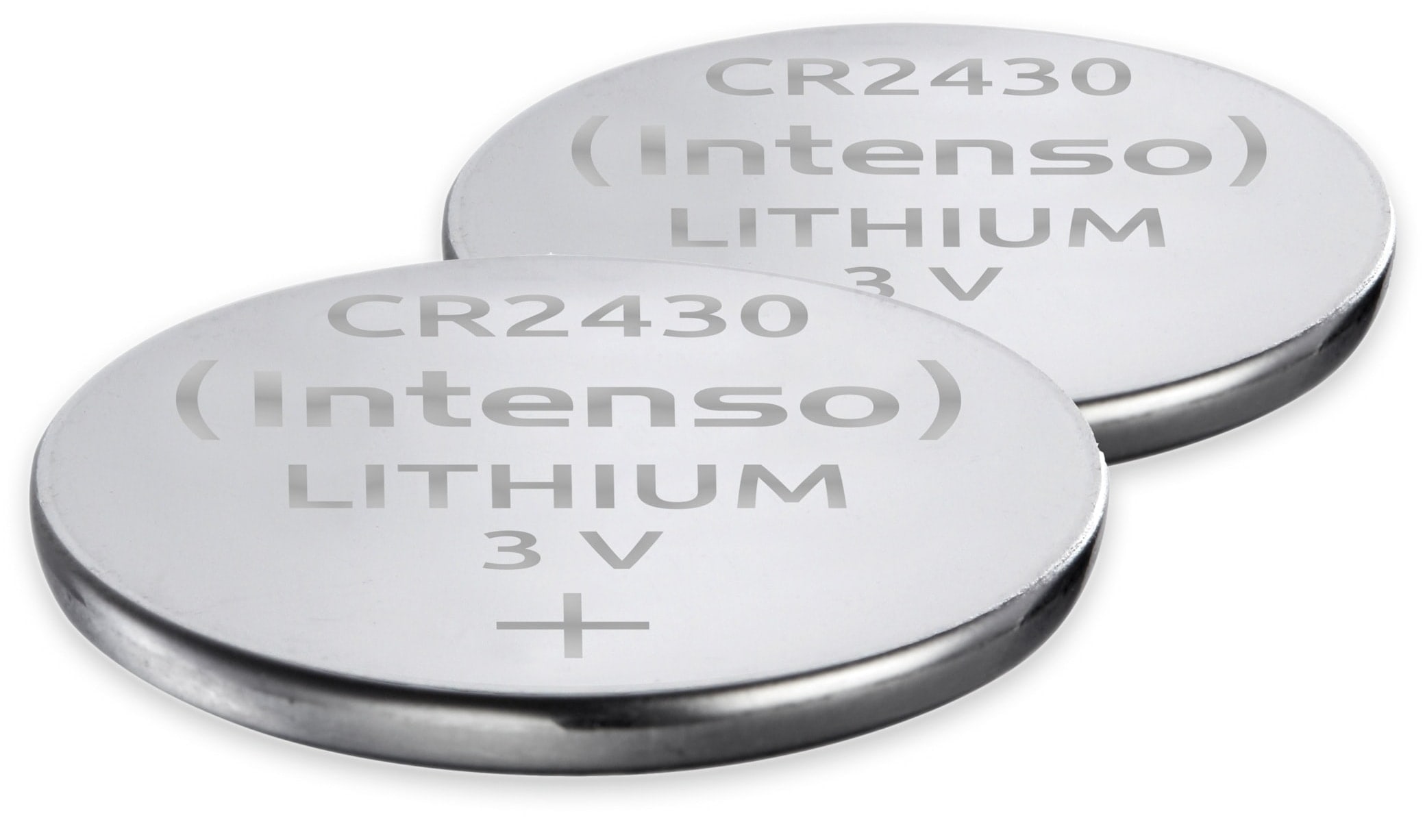 INTENSO Lithium-Knopfzelle CR2430, 2 Stück INTENSO Lithium-Knopfzelle CR2430, 2 Stück