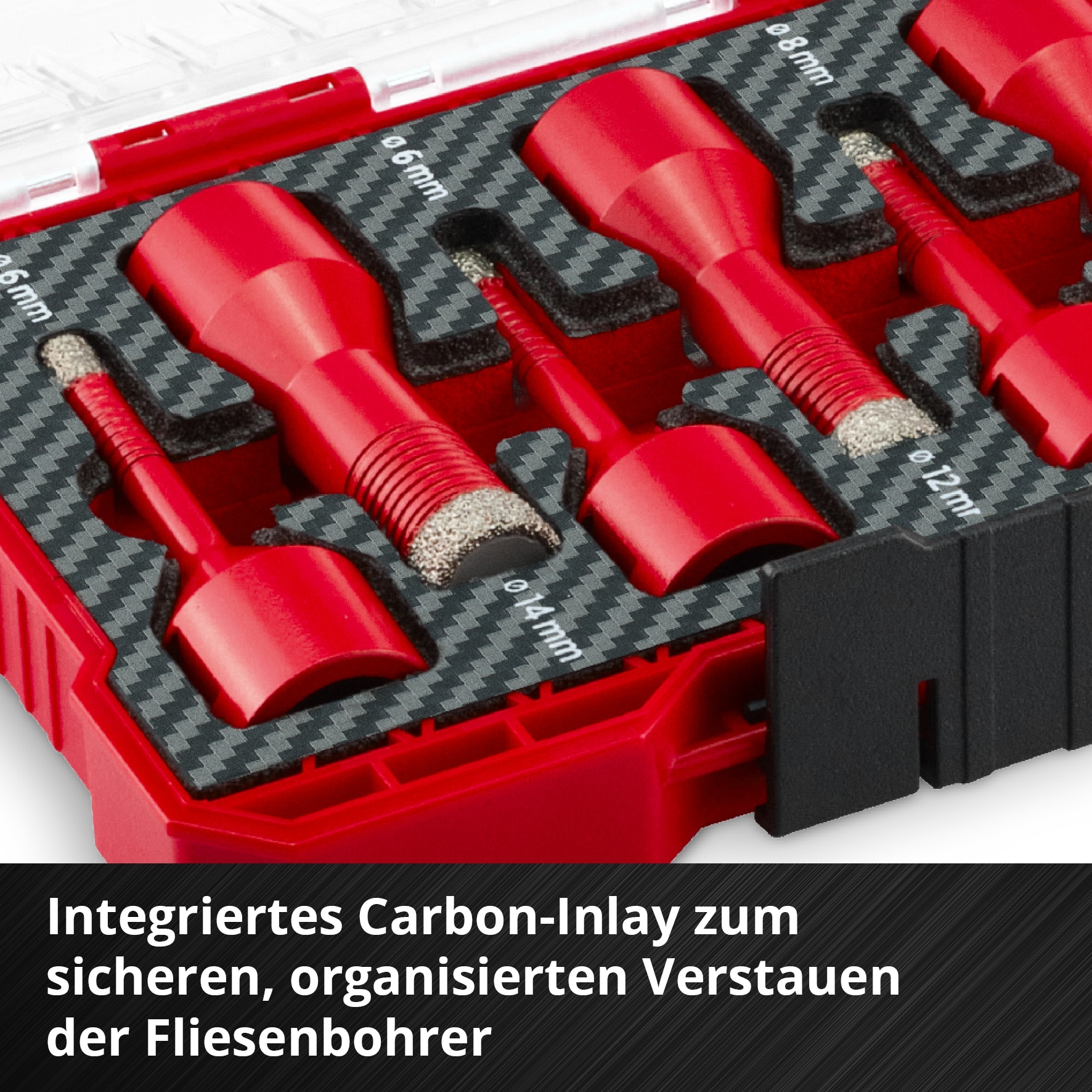 EINHELL Fliesenbohrer-Set, 500400, M-Case, 7-teilig EINHELL Fliesenbohrer-Set, 500400, M-Case, 7-teilig