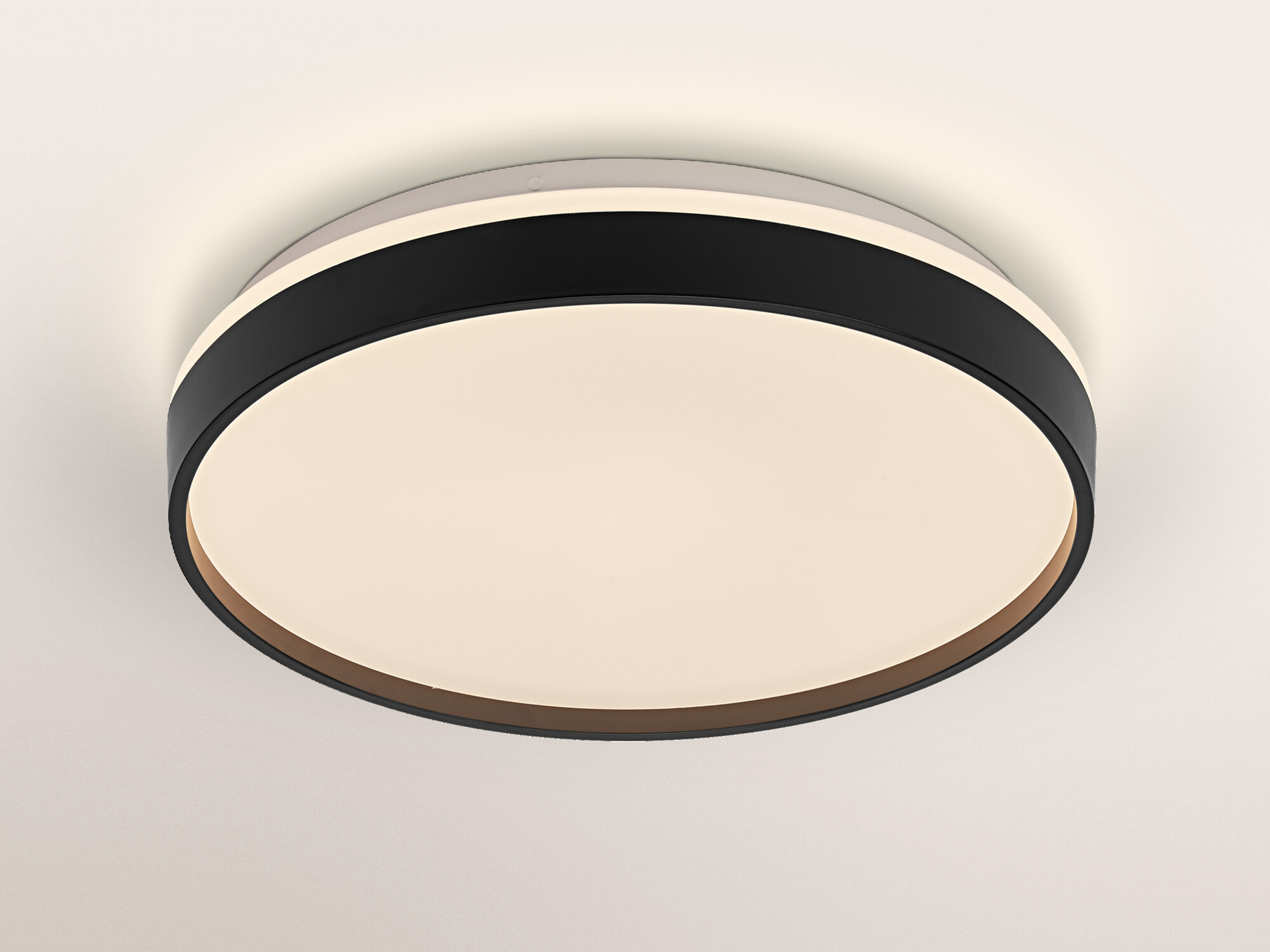 OSRAM LED-Deckenleuchte, 24W, 3000K, 1450lm, warmweiß, IP20, schwarz, Ø38,5cm OSRAM LED-Deckenleuchte, 24W, 3000K, 1450lm, warmweiß, IP20, schwarz, Ø38,5cm