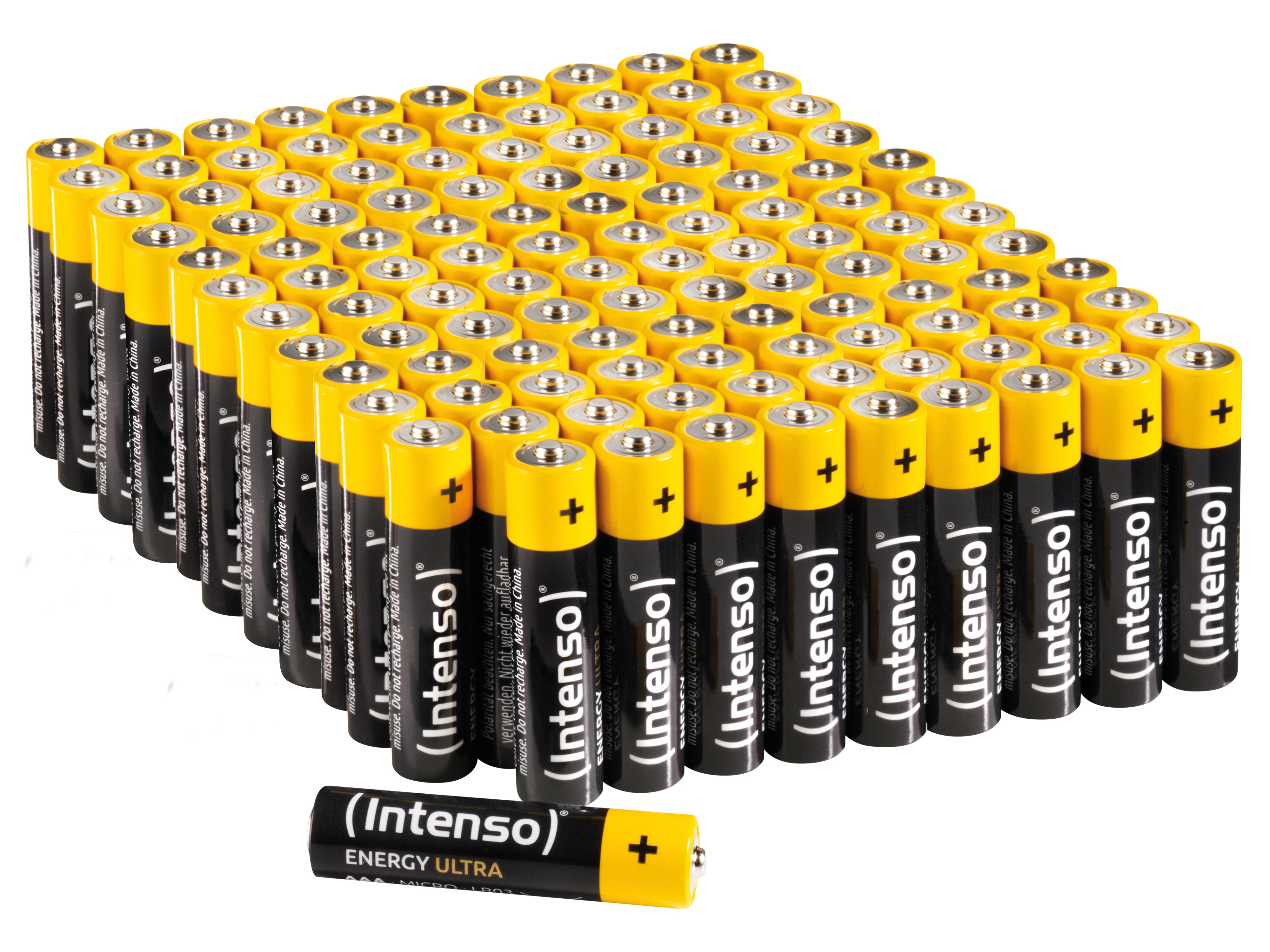 INTENSO Micro-Batterie-Set Energy Ultra, AAA LR03, 120 Stück
