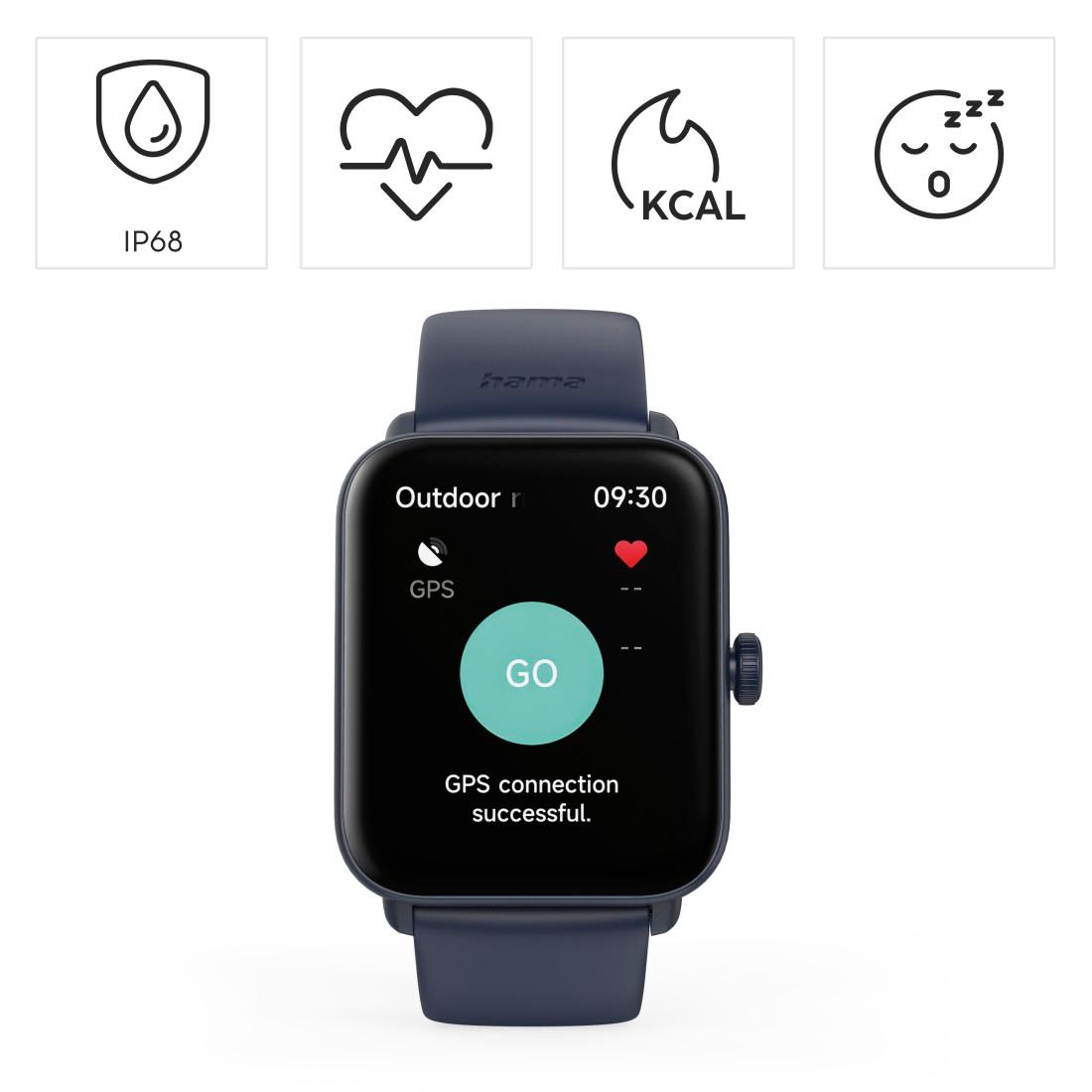 HAMA Smartwatch 6010 blau