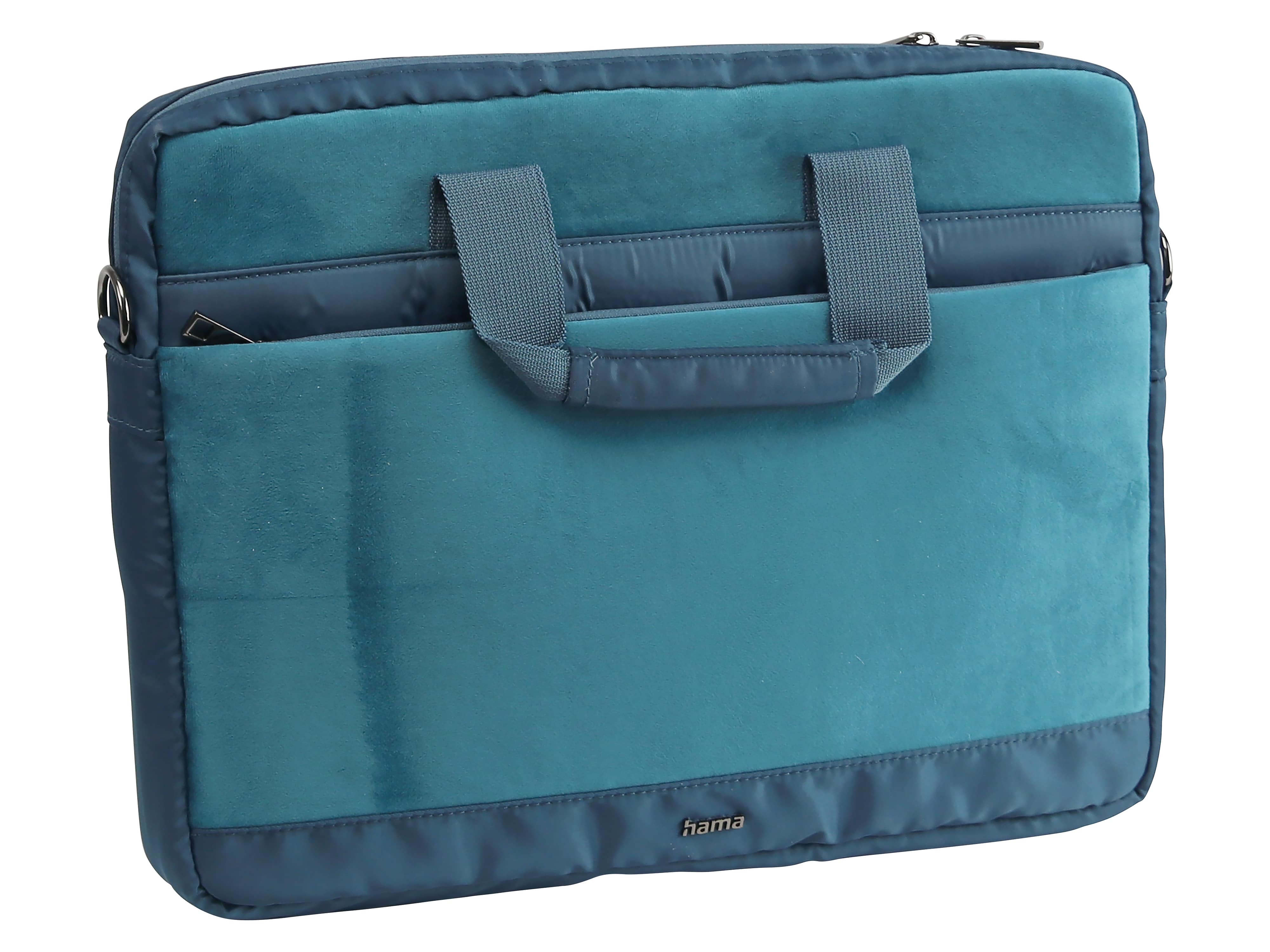 HAMA Laptoptasche Velvet 41,1 cm (16.2"), Toploader, Petrol HAMA Laptoptasche Velvet 41,1 cm (16.2"), Toploader, Petrol