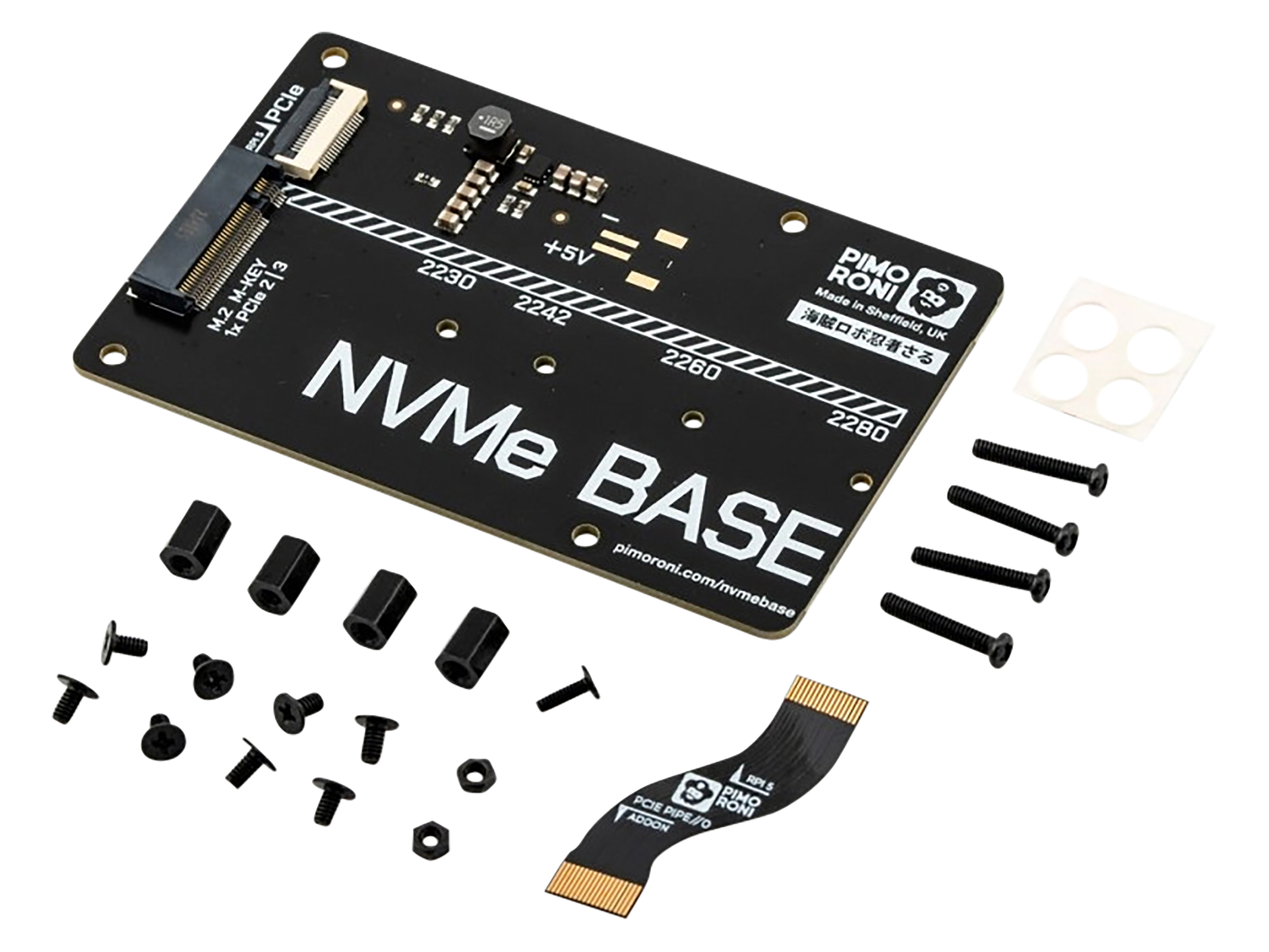 PIMORONI NVMe basis für Raspberry Pi 5, PIM699 PIMORONI NVMe basis für Raspberry Pi 5, PIM699