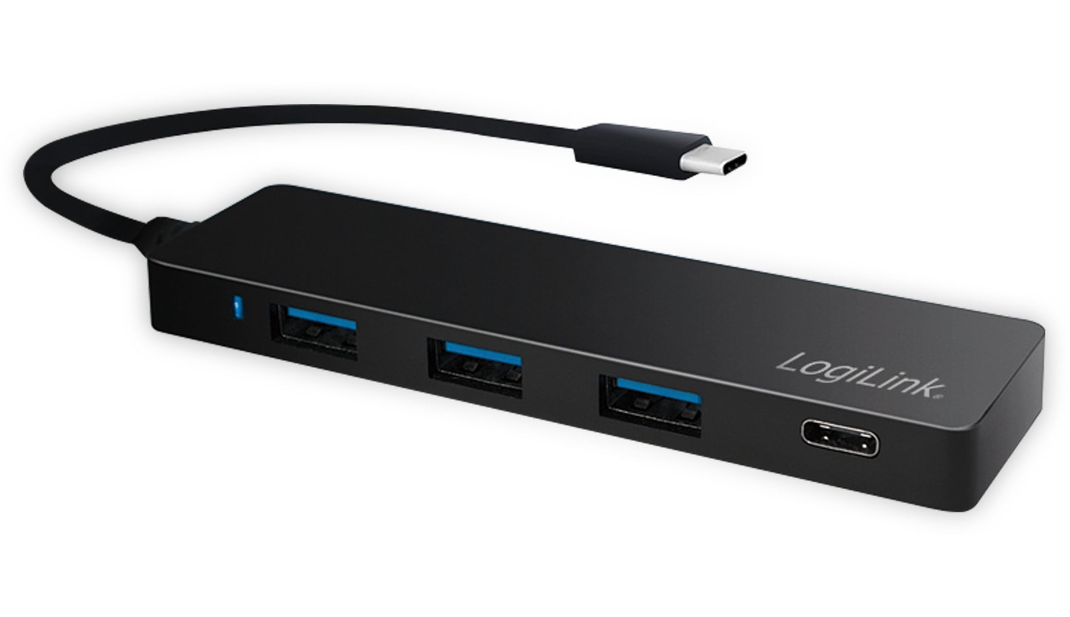 LOGILINK USB3.1 Typ-C Hub UA0311, 3x USB-A, 1x Typ-C LOGILINK USB3.1 Typ-C Hub UA0311, 3x USB-A, 1x Typ-C