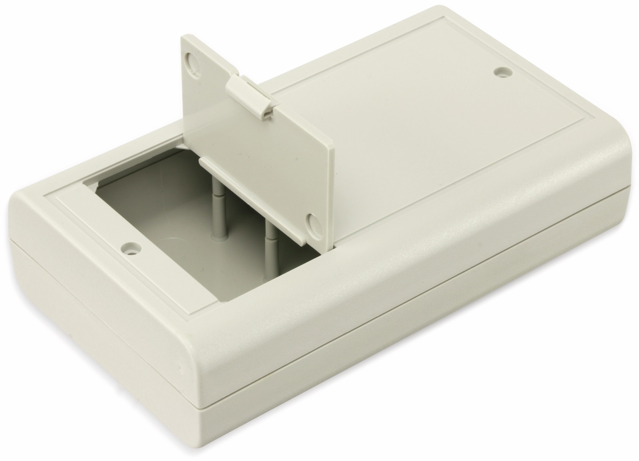 STRAPUBOX Kunststoffgehäuse mit Batteriefach, Typ 6512 GR, 124 x 71 x 30 mm STRAPUBOX Kunststoffgehäuse mit Batteriefach, Typ 6512 GR, 124 x 71 x 30 mm