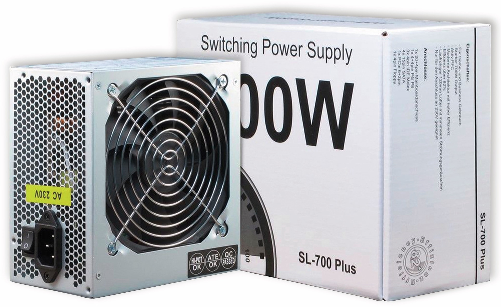 INTER-TECH PC-Netzteil SL-700 Plus, ATX, 700 W INTER-TECH PC-Netzteil SL-700 Plus, ATX, 700 W