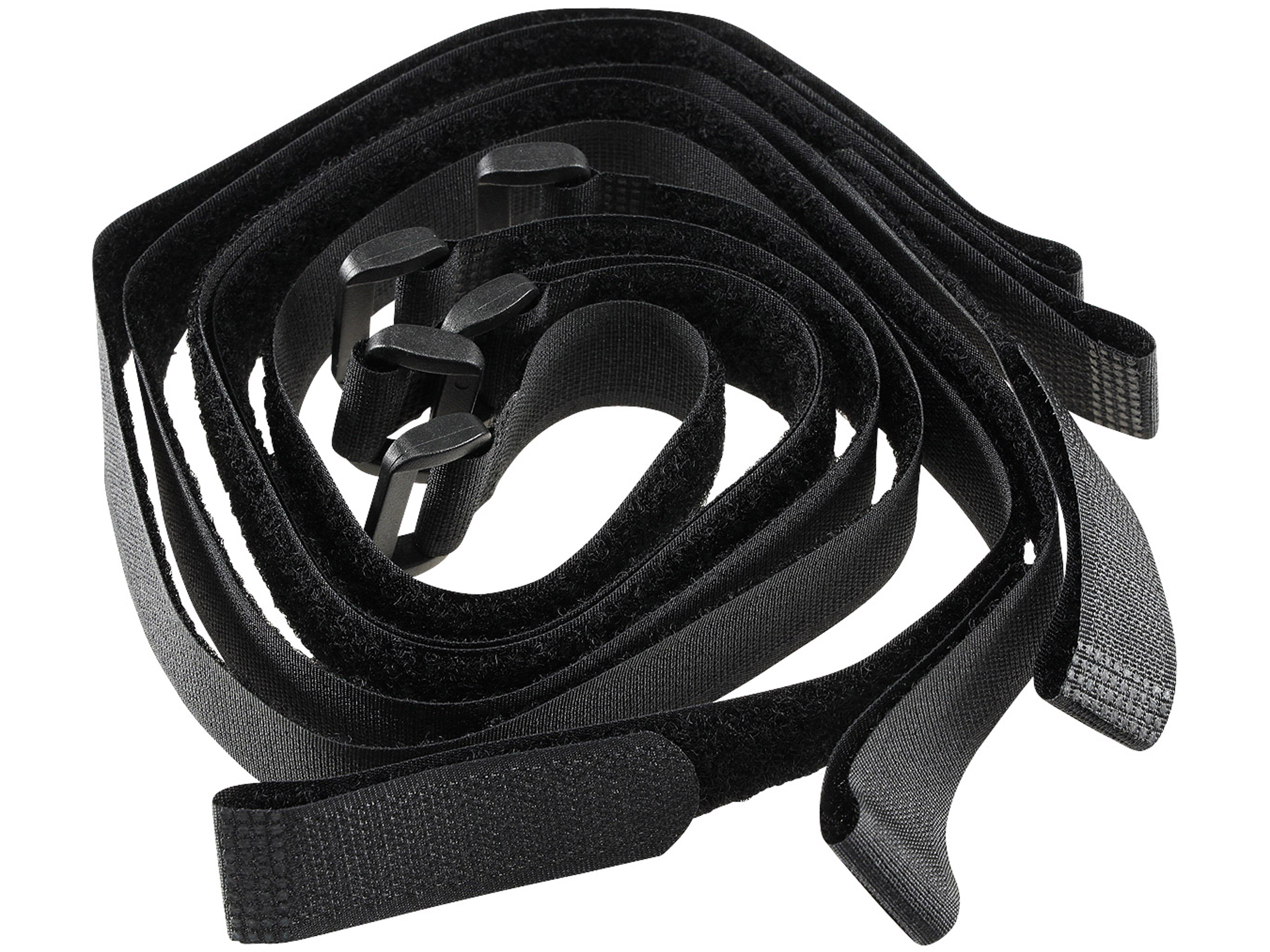 CHILITEC Klettband-Set mit Öse, 50x2 cm, schwarz, 5 Stück CHILITEC Klettband-Set mit Öse, 5 Stück, 50x2 cm, schwarz