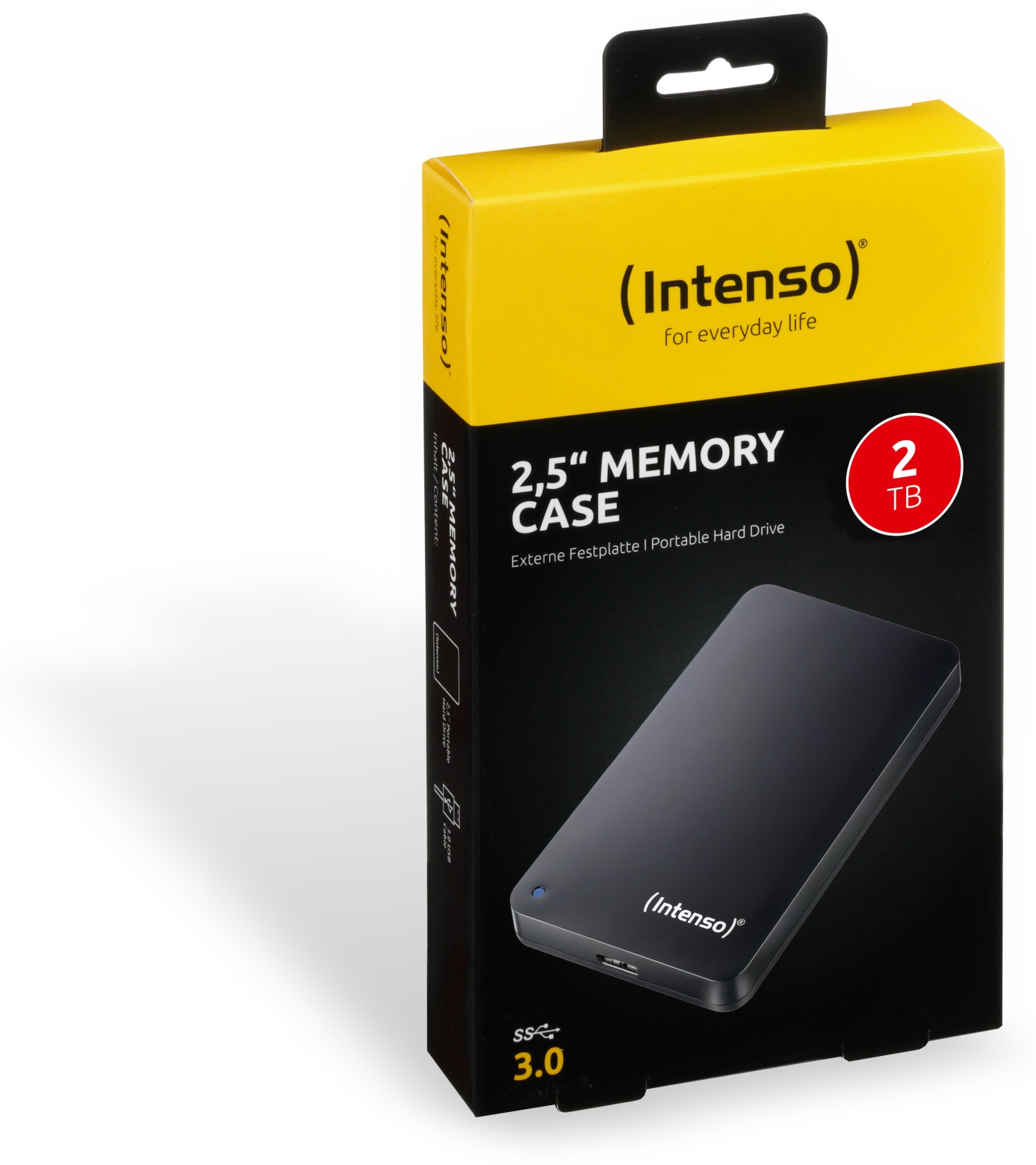 INTENSO USB 3.0-HDD Memory Case, 2 TB, schwarz INTENSO USB 3.0-HDD Memory Case, 2 TB, schwarz