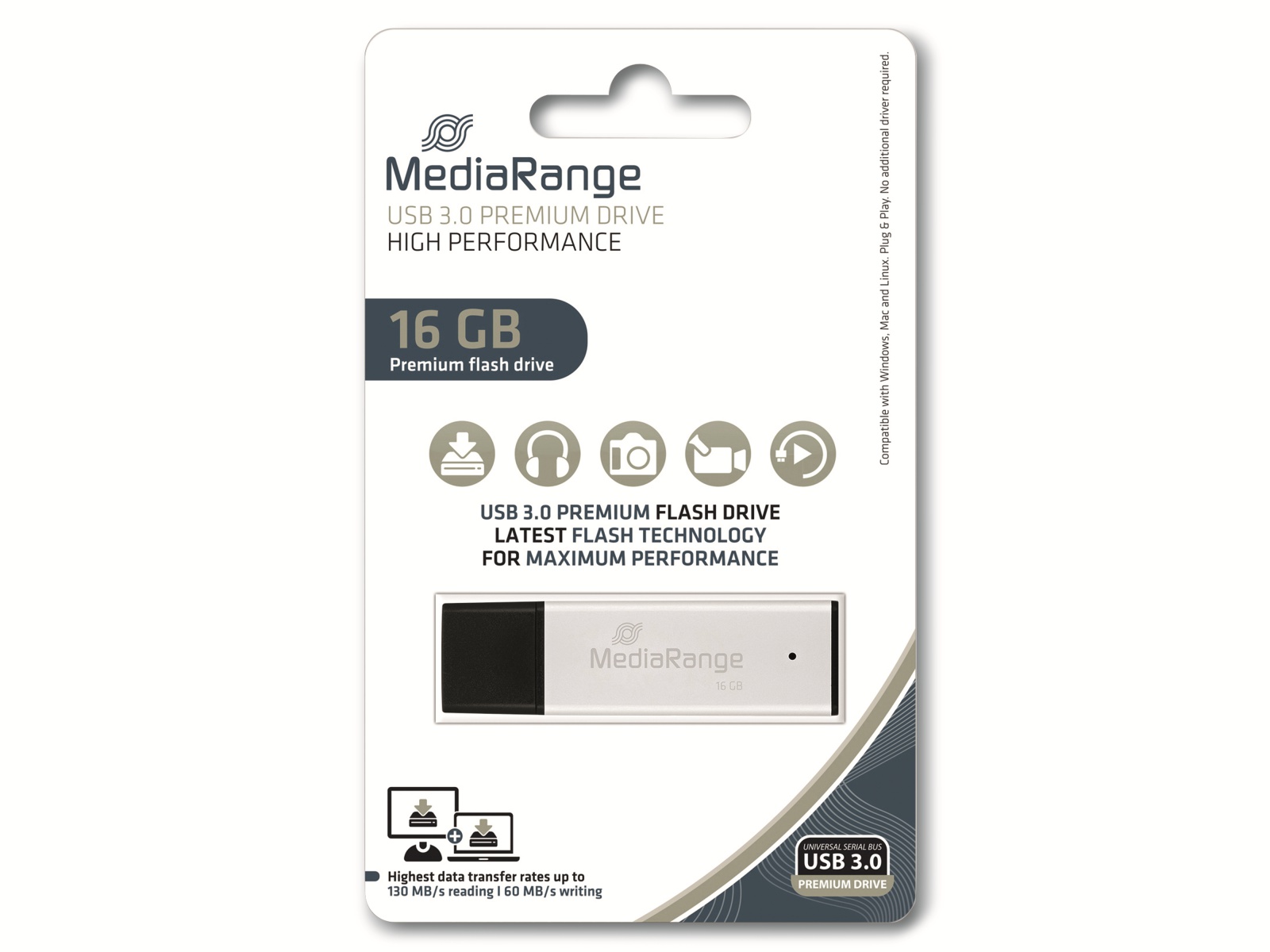 MEDIARANGE USB-Stick MR1899, USB 3.0, 16 GB MEDIARANGE USB-Stick MR1899, USB 3.0, 16 GB
