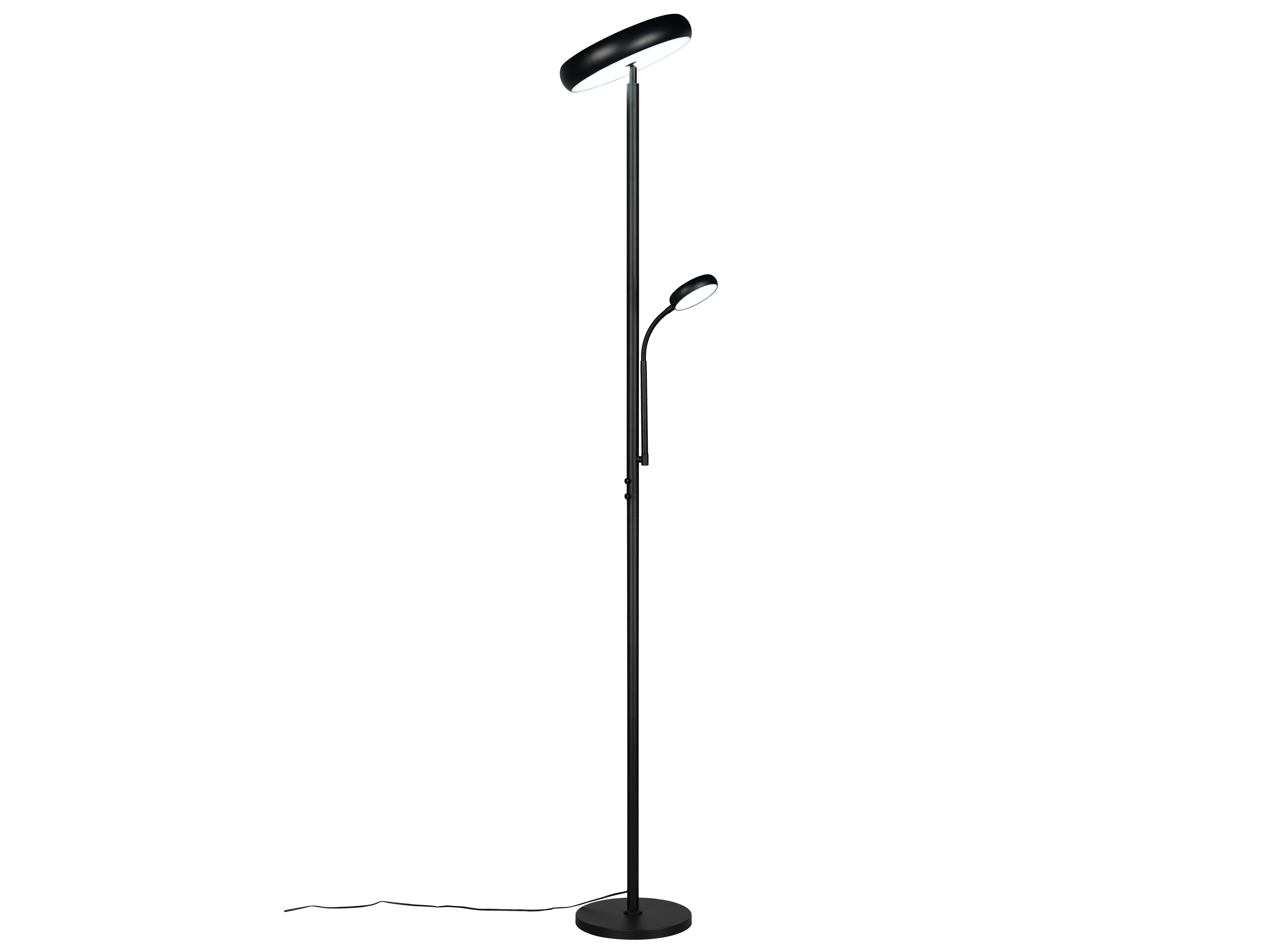 REALITY LED-Stehleuchte Palermo R45741132, 23W, 3000... 6500K, 2500lm, CCT, IP20, schwarz REALITY LED-Stehleuchte Palermo R45741132, 23W, 3000... 6500K, 2500lm, CCT, IP20, schwarz