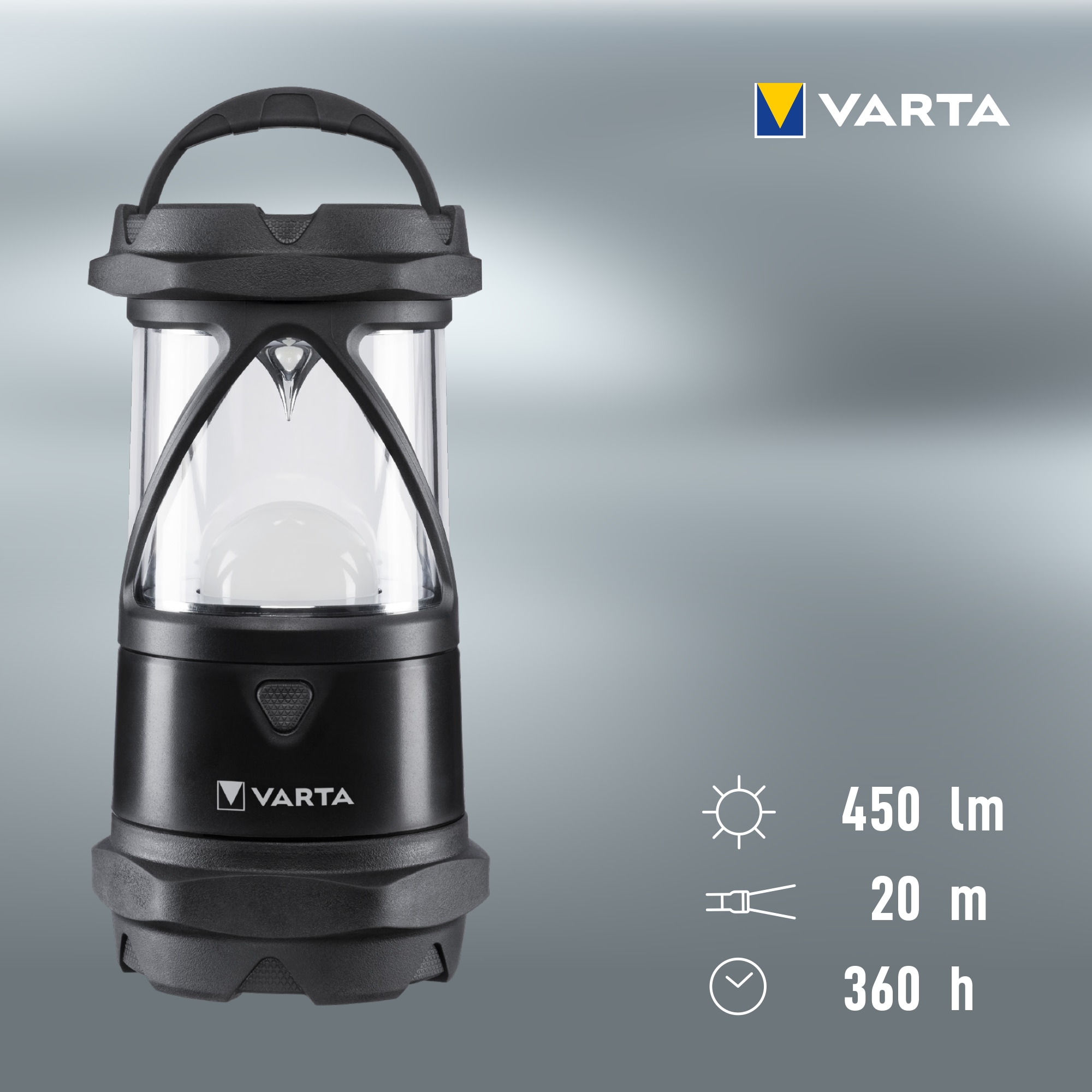 VARTA LED-Camping-Leuchte Indestructible L30 Pro, 450 lm, Batteriebetrieb VARTA LED-Camping-Leuchte Indestructible L30 Pro, 450 lm, Batteriebetrieb
