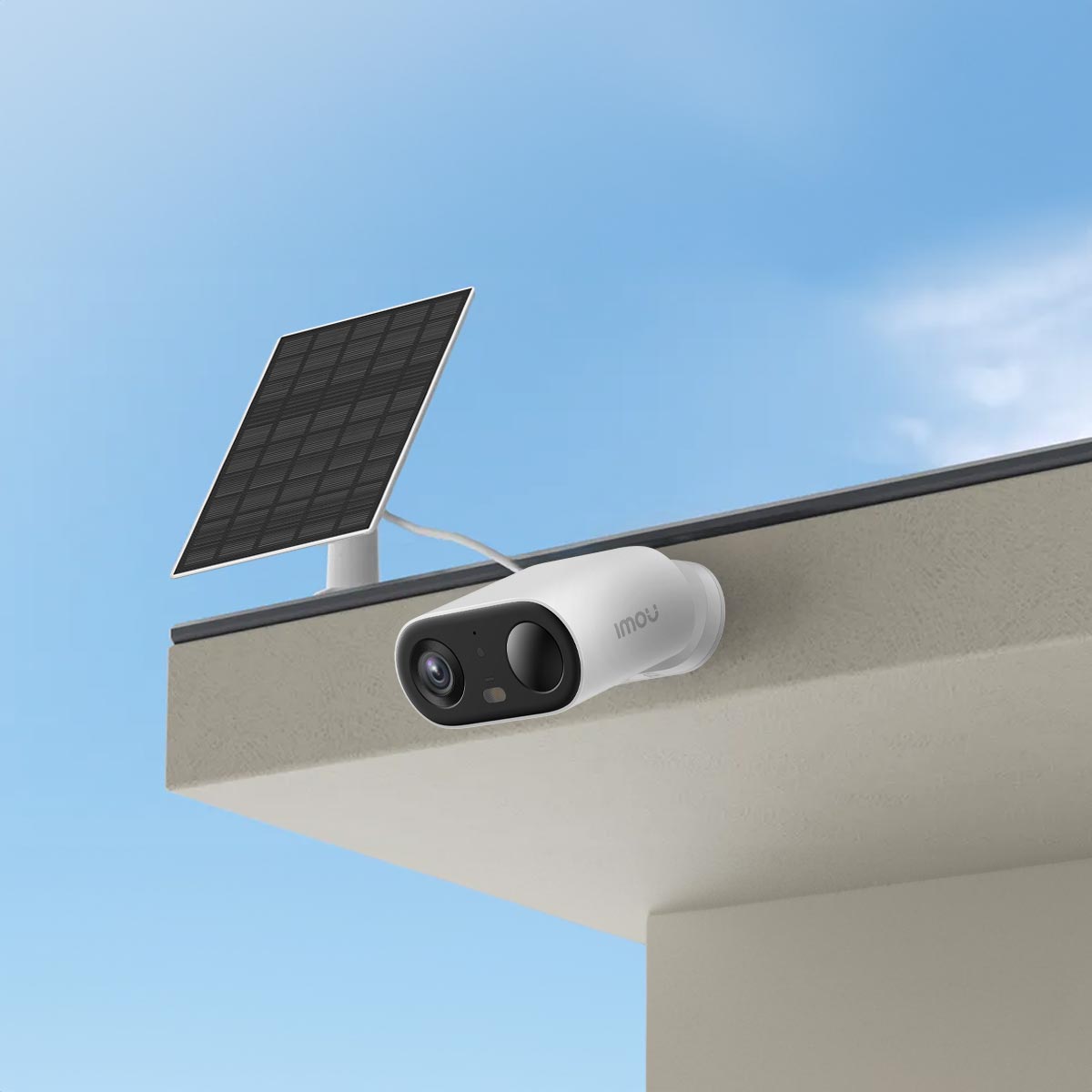 IMOU Überwachungskamera Cell Go Full-Color Kit mit Solarpanel, außen, weiß