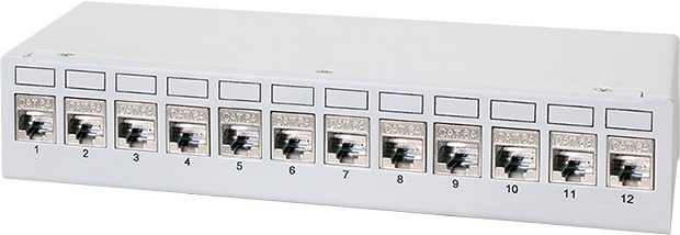 LOGILINK Patchpanel NK4093 12Port inkl. 12 CAT6A Modulen LOGILINK Patchpanel NK4093 12Port inkl. 12 CAT6A Modulen