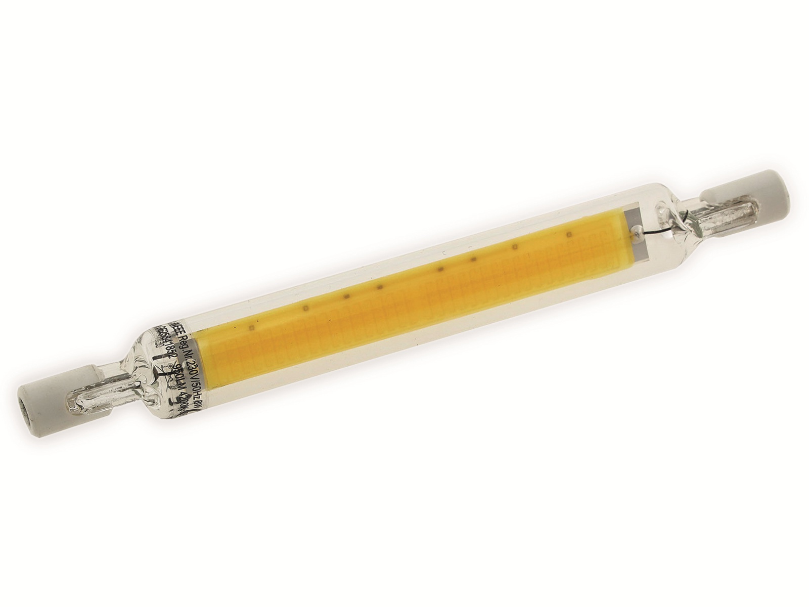 CHILITEC LED-Lampe R7s, EEK: E, 8 W, 950 lm, 4200 K, neutralweiß, COB, 118 mm CHILITEC LED-Lampe R7s, EEK: E, 8 W, 950 lm, 4200 K, neutralweiß, COB, 118 mm