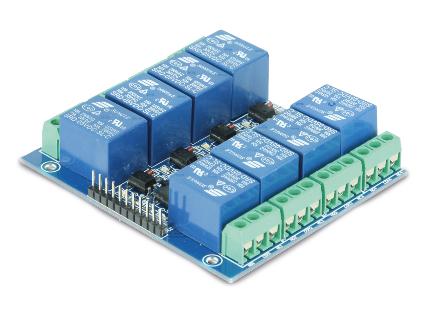 DAYPOWER Relaiskarte RB-8/5V, 8-Kanal DAYPOWER Relaiskarte RB-8/5V, 8-Kanal