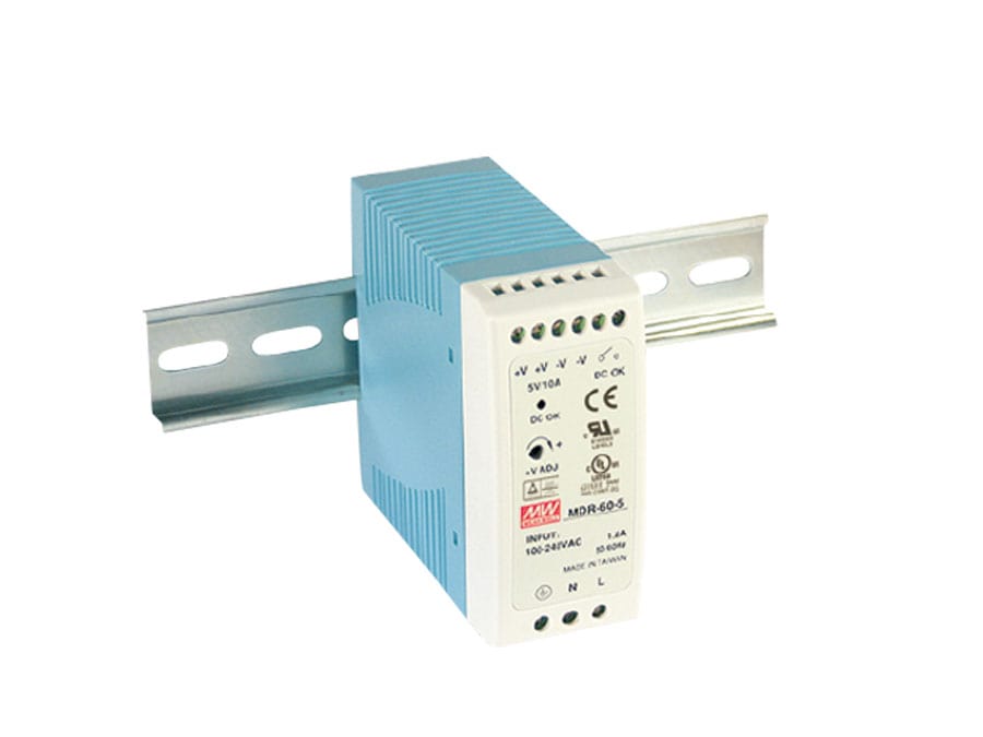 MEAN WELL Hutschienen-Schaltnetzteil MDR-60-5, 5 V-/10 A MEAN WELL Hutschienen-Schaltnetzteil MDR-60-5, 5 V-/10 A